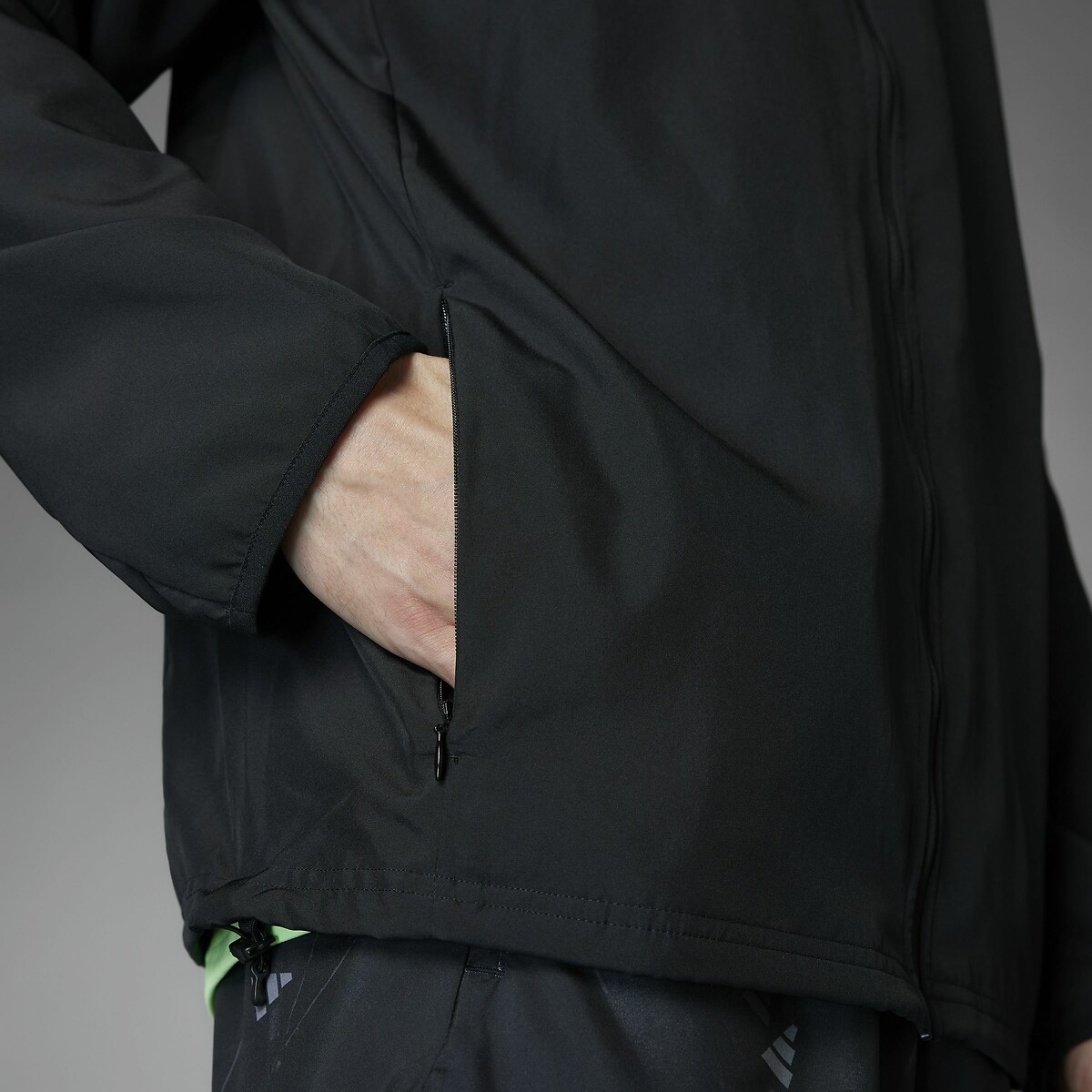 Veste de running noir, adidas Performance