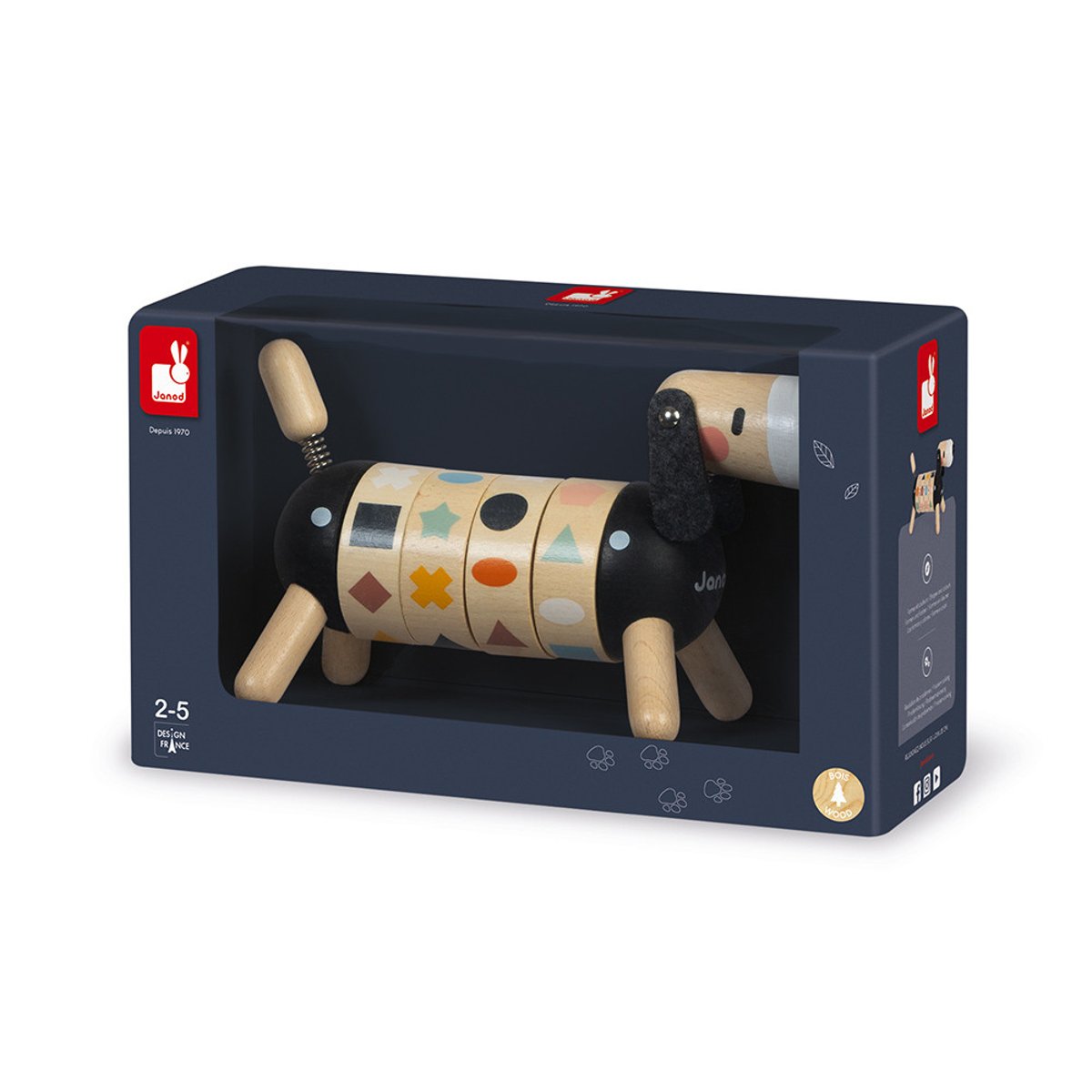 Chien Formes/couleurs Sc noir, JANOD