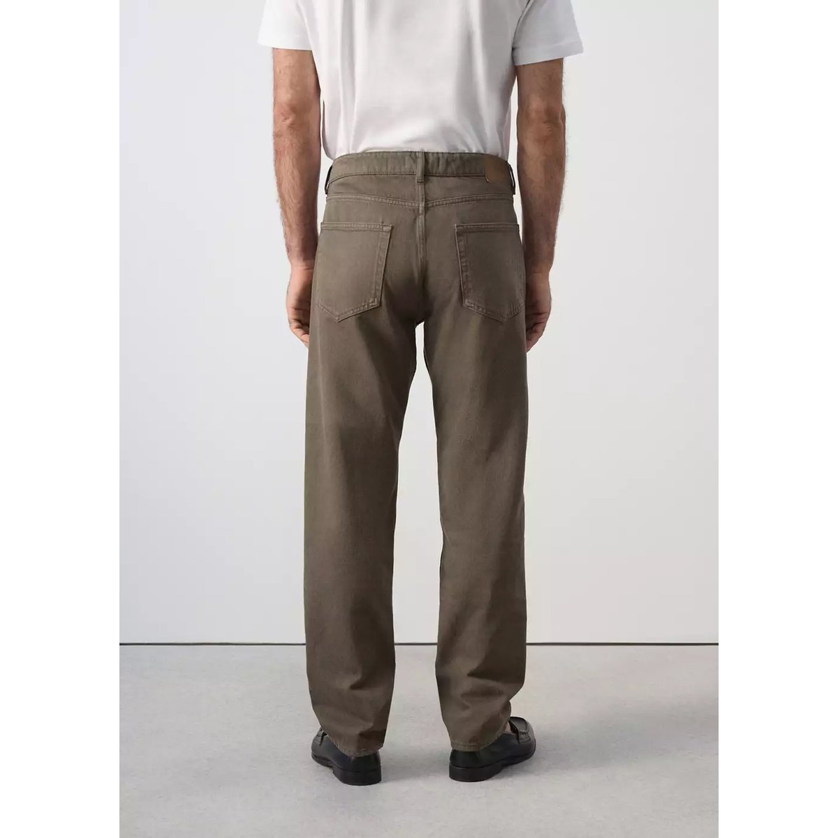 Jean Bob regular-fit marron moyen, MANGO MAN