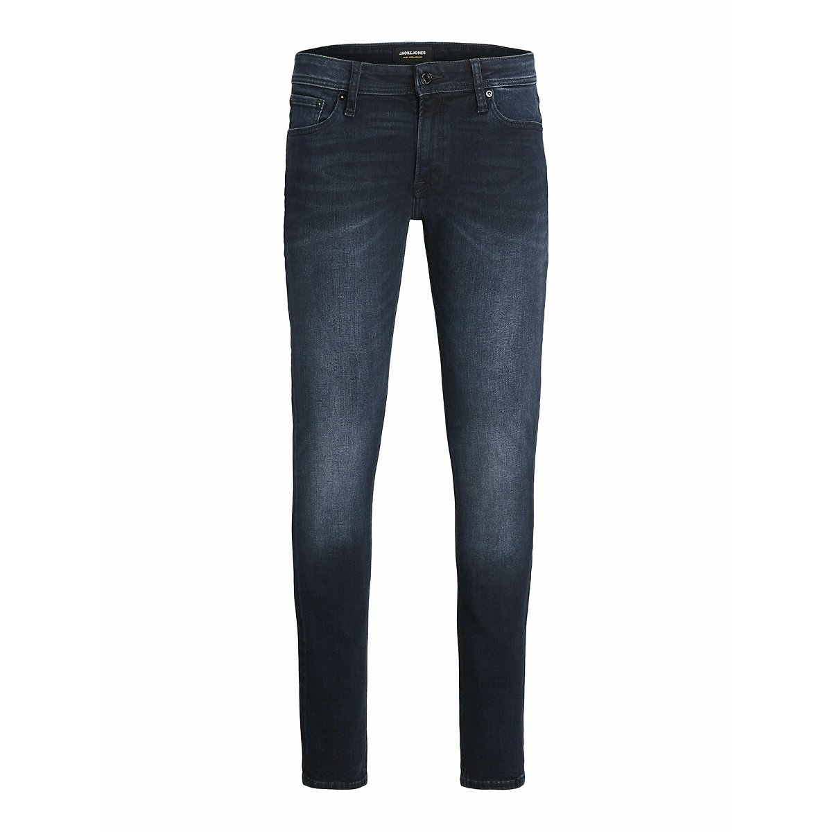 Jeans Slim Straight Fit Tim bleu denim, JACK & JONES