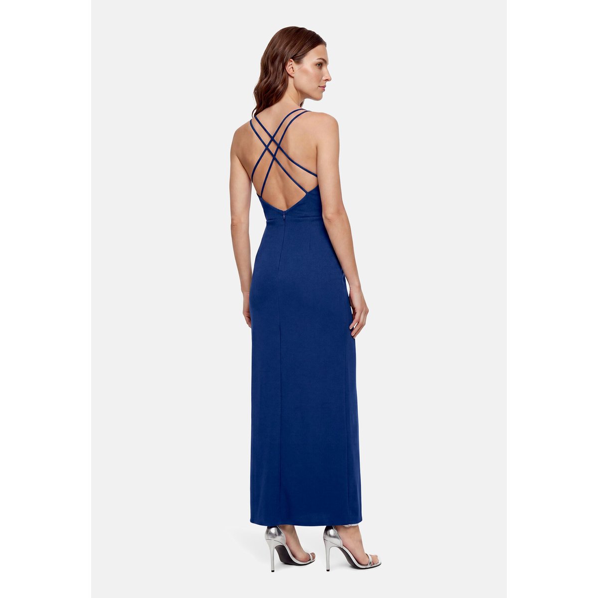 Robe de soirée près du corps festival blue, VERA MONT