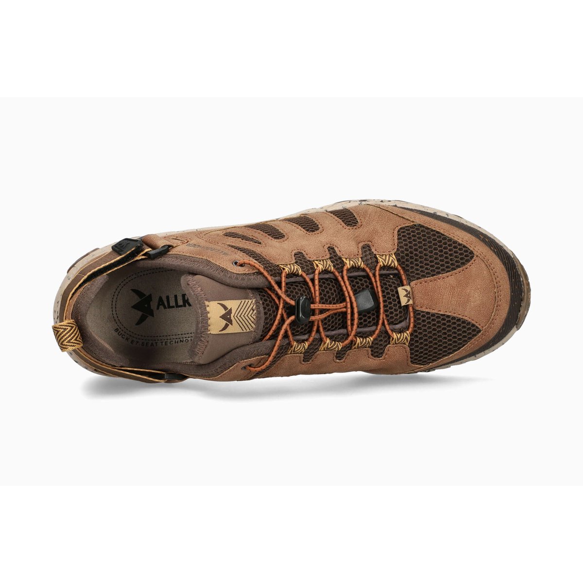 Baskets en textile CANDO marron argan/delisco 200, MEPHISTO