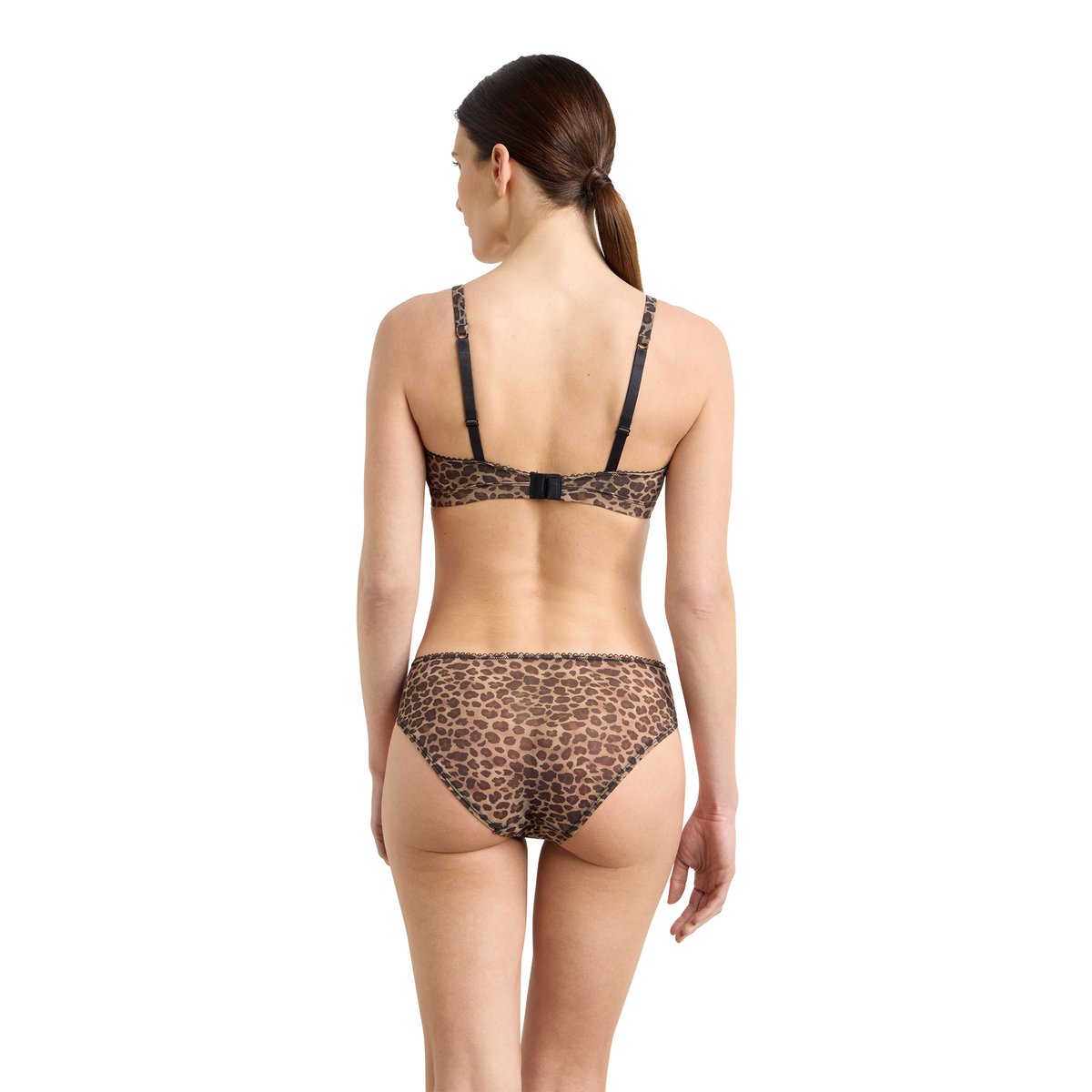 Soutien-gorge triangle sans armatures Feline marron, DIM
