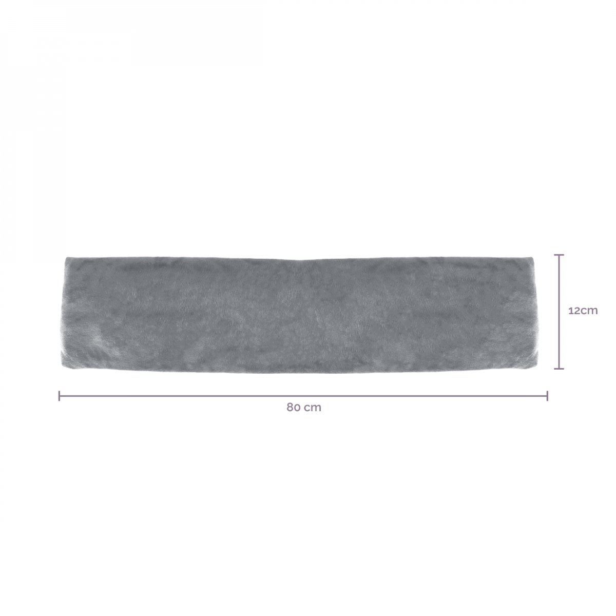 Bouillotte longue chauffante gris, VIVEZEN