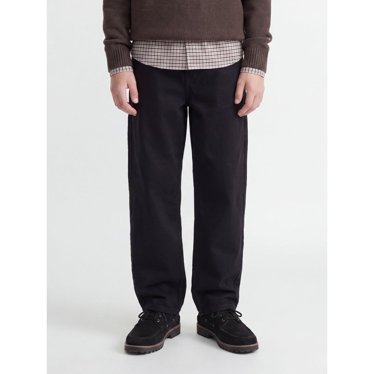 Pantalon noire - black, JACK & JONES JUNIOR