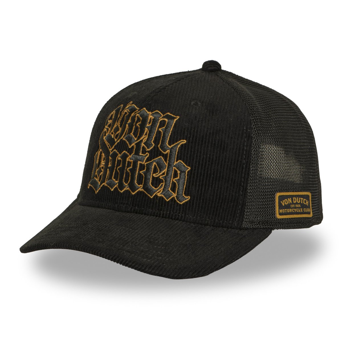 Casquette Trucker CAN noir/orange, VON DUTCH