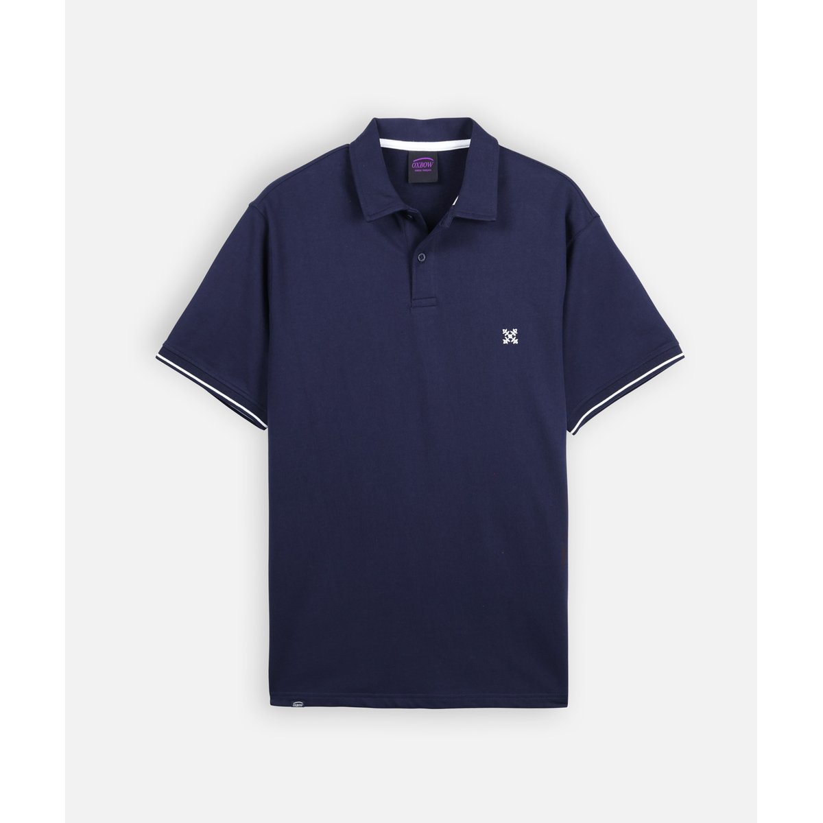 Polo manches courtes TIMELESS deep marine, OXBOW