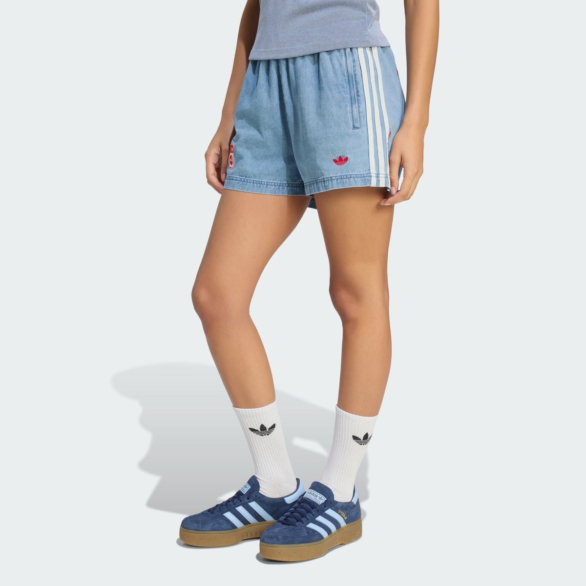 Adidas X Coca-Cola Denim Jorts Adidas X Coca-Cola Denim Jorts light blue, adidas Originals