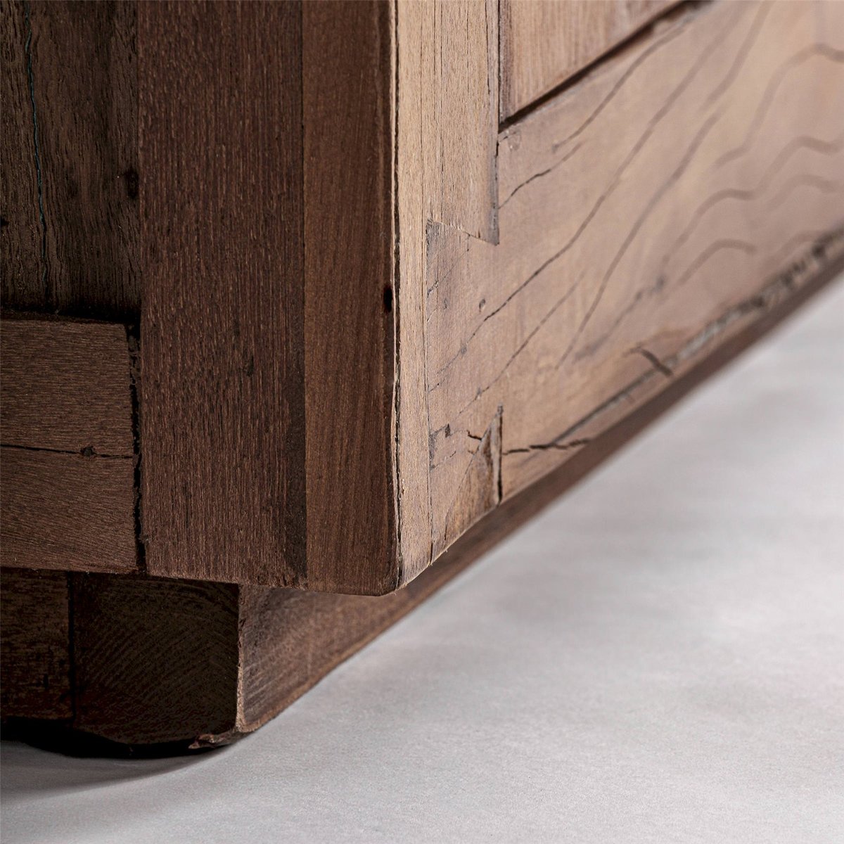 Buffet rustique en bois d'orme marron naturel bois d'orme, RECOLLECTION
