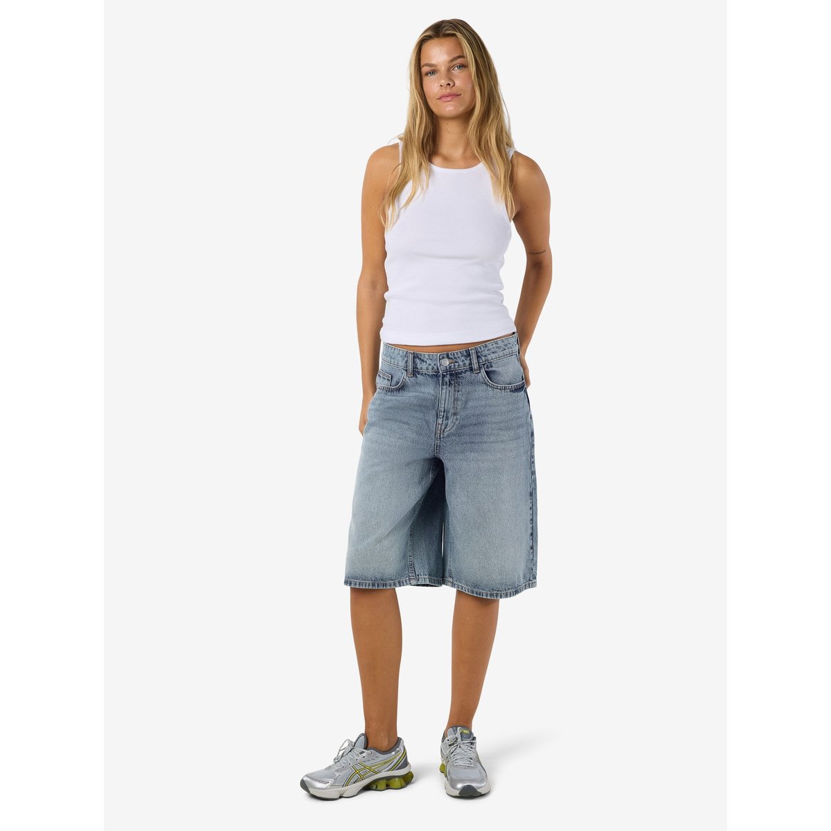 Shorts En Jean light blue denim, NOISY MAY