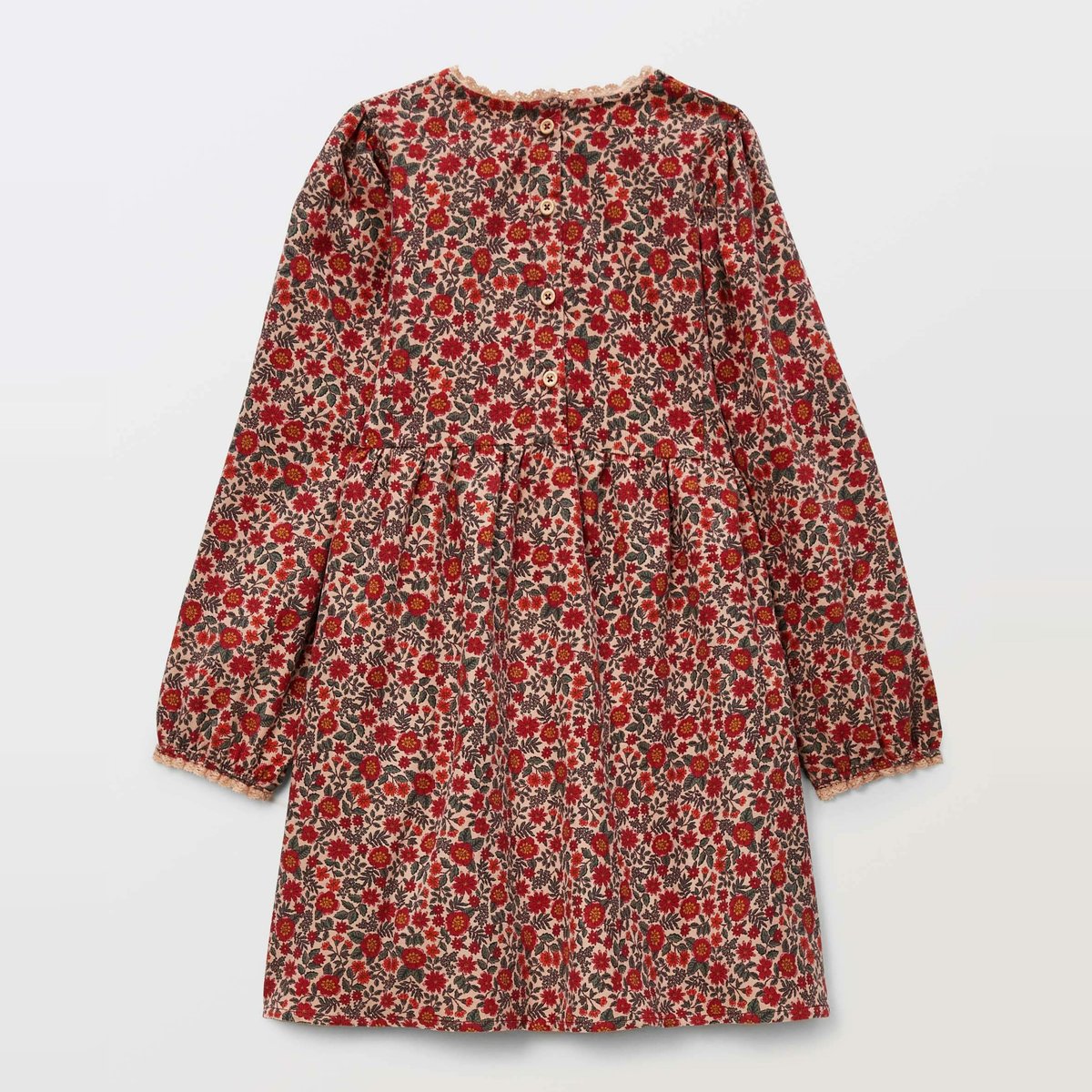 Robe imprimée courte en velours sparadrap, MONOPRIX