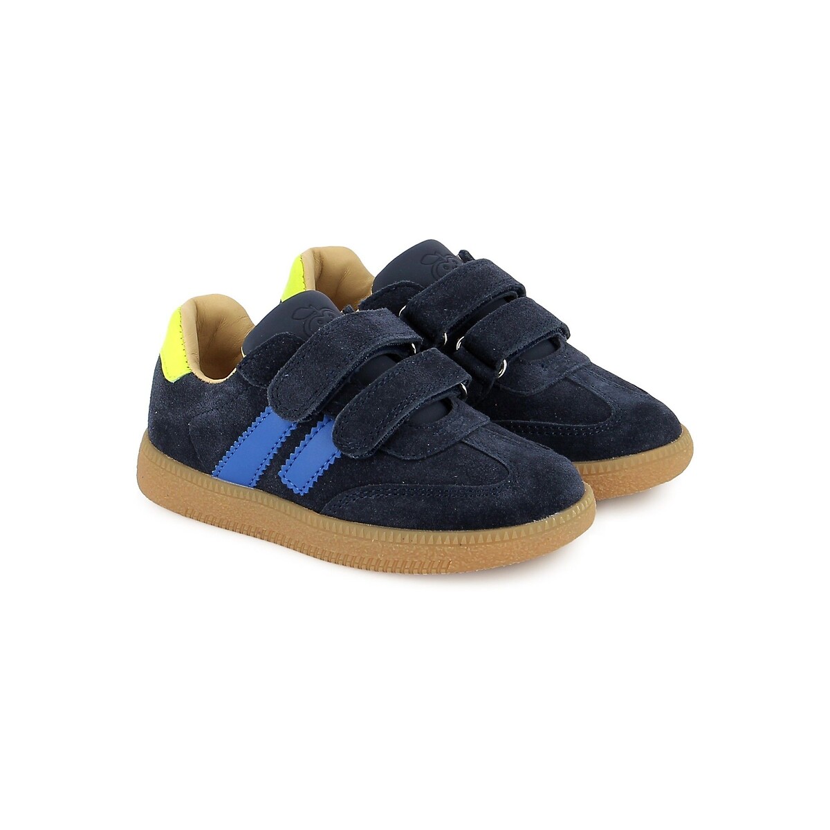 Baskets YUZU LO SCRATCH bleu marine, SHOO POM