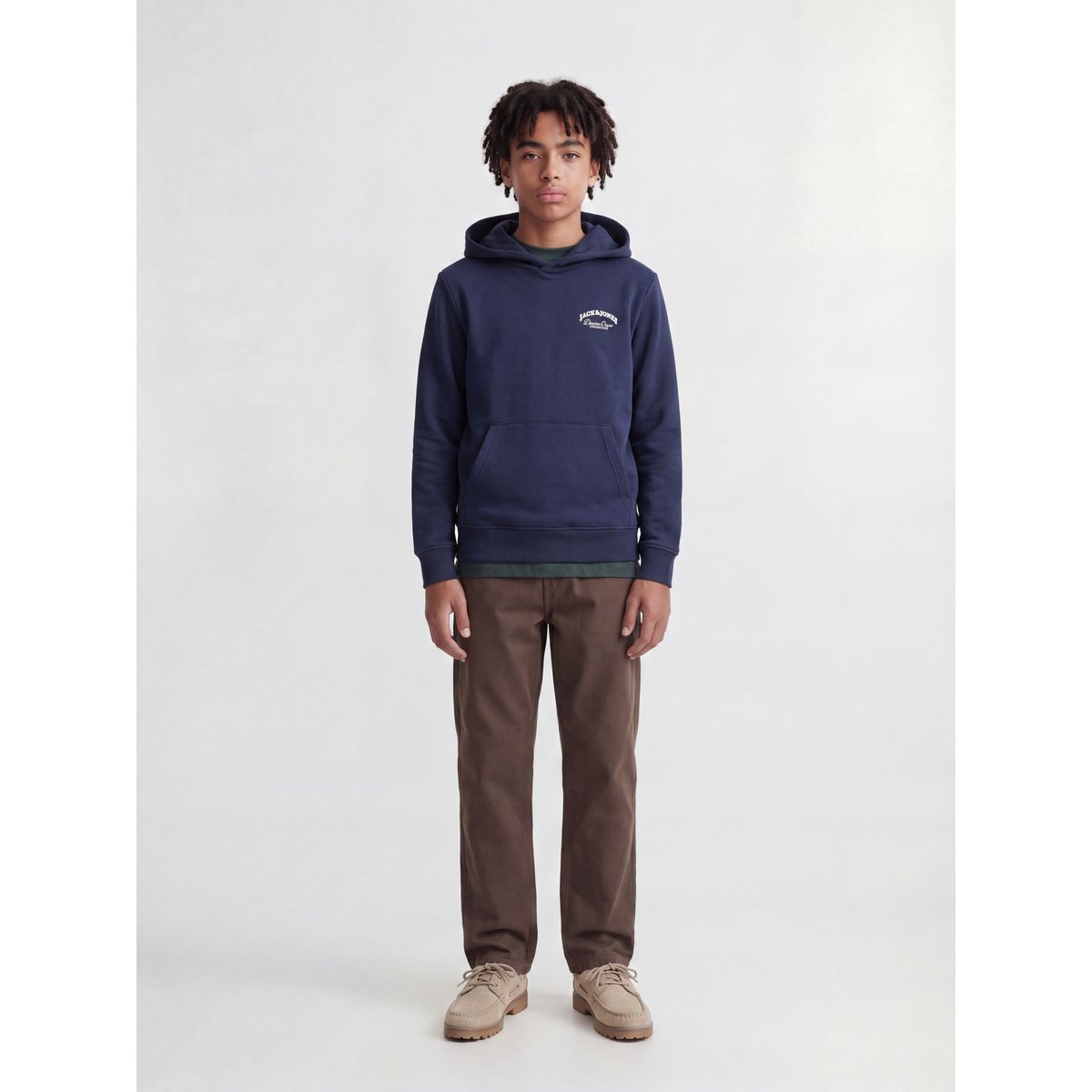 Sweat À Capuche navy blazer 1, JACK & JONES JUNIOR