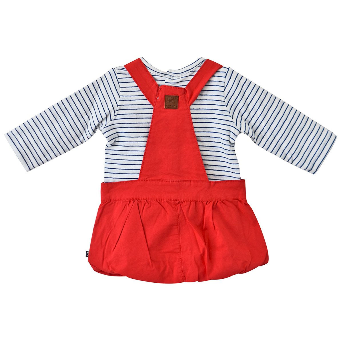 T shirt et robe a bretelles theme ibiscus rouge, SUCRE D'ORGE