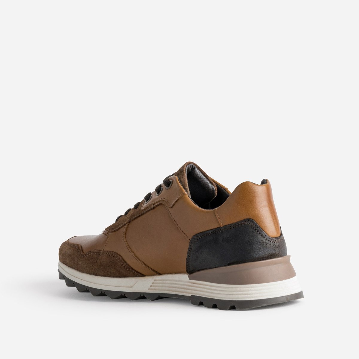Basket en cuir PIERRINO cognac, ERAM