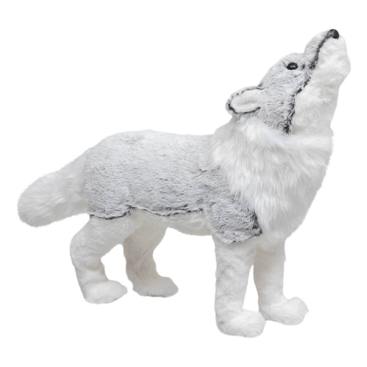 Polyfoam loup blanc 60x45cm blanc, ATMOSPHERA