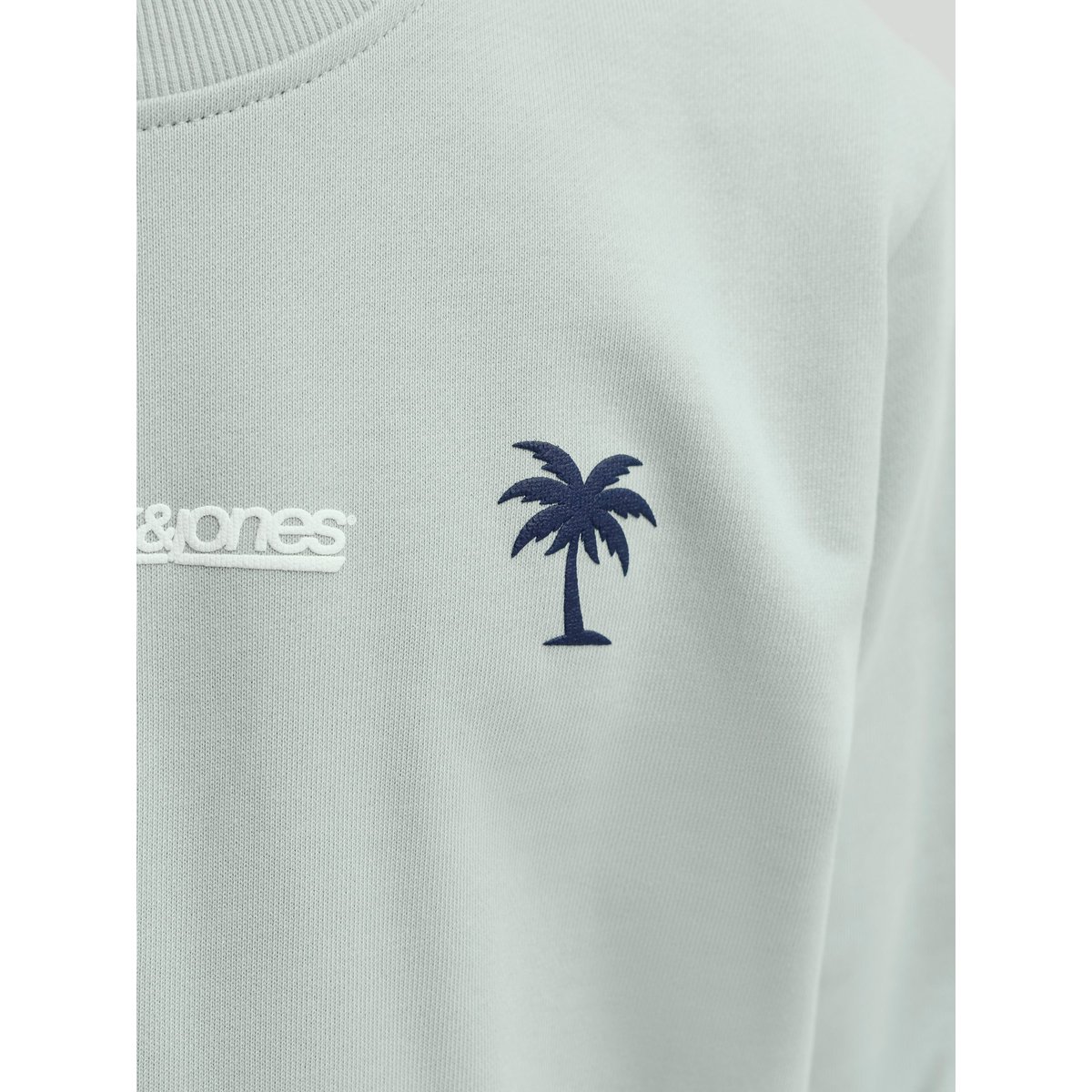 Sweat-Shirt aqua gray, JACK & JONES JUNIOR
