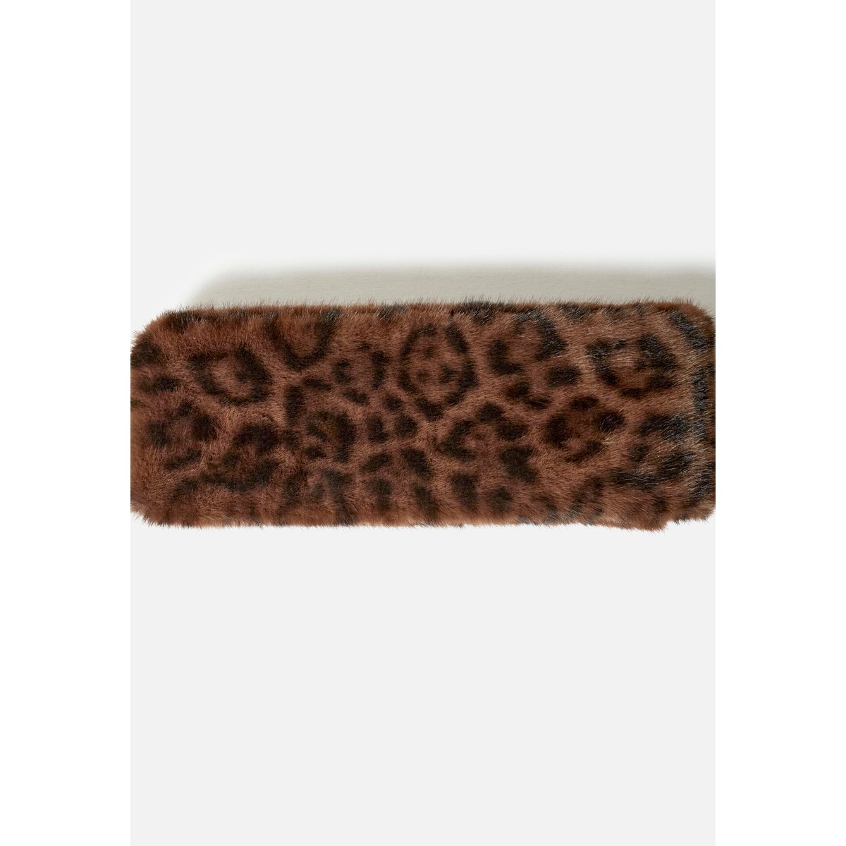 Echarpe très douce marron animalier, DAMART