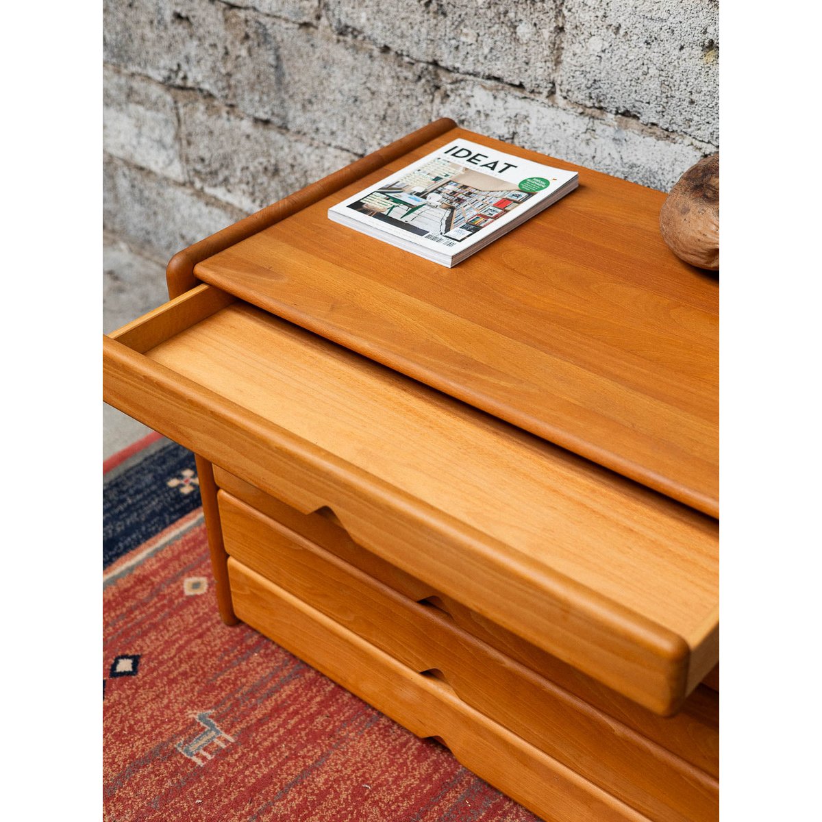 Commode aux jolies poignées Garance N°676 - Bon état marron, DEBONGOUT