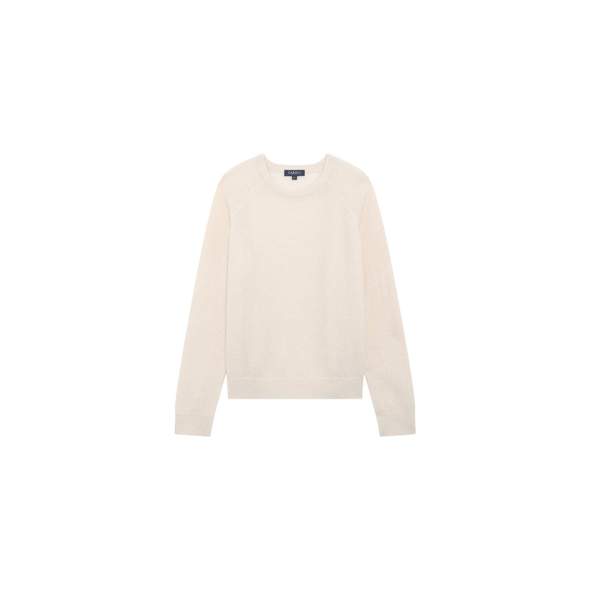 Pull droit col rond MCASSANDRA ecru, CAROLL