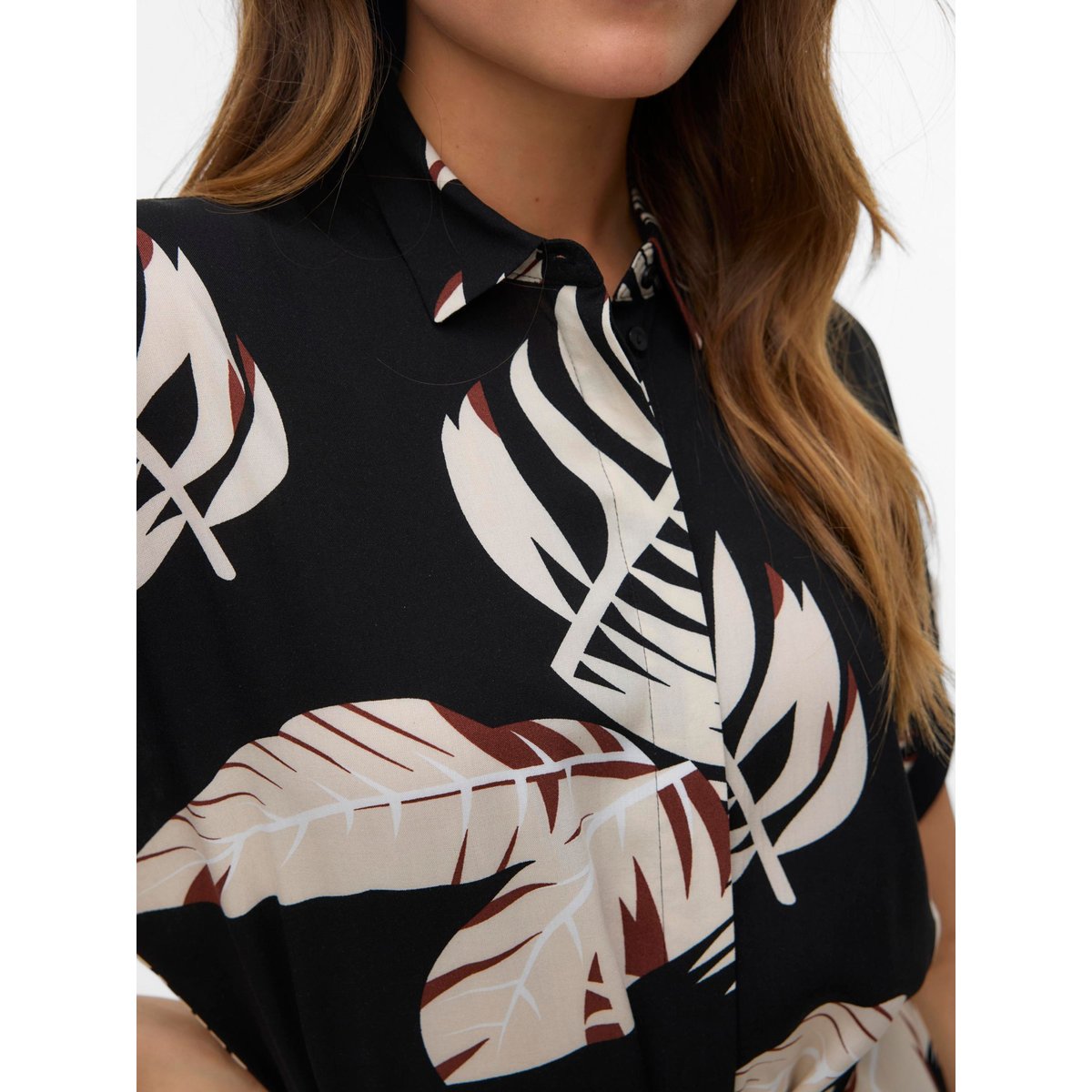 Robe Chemise VMEASY Robe courte noire - black, VERO MODA