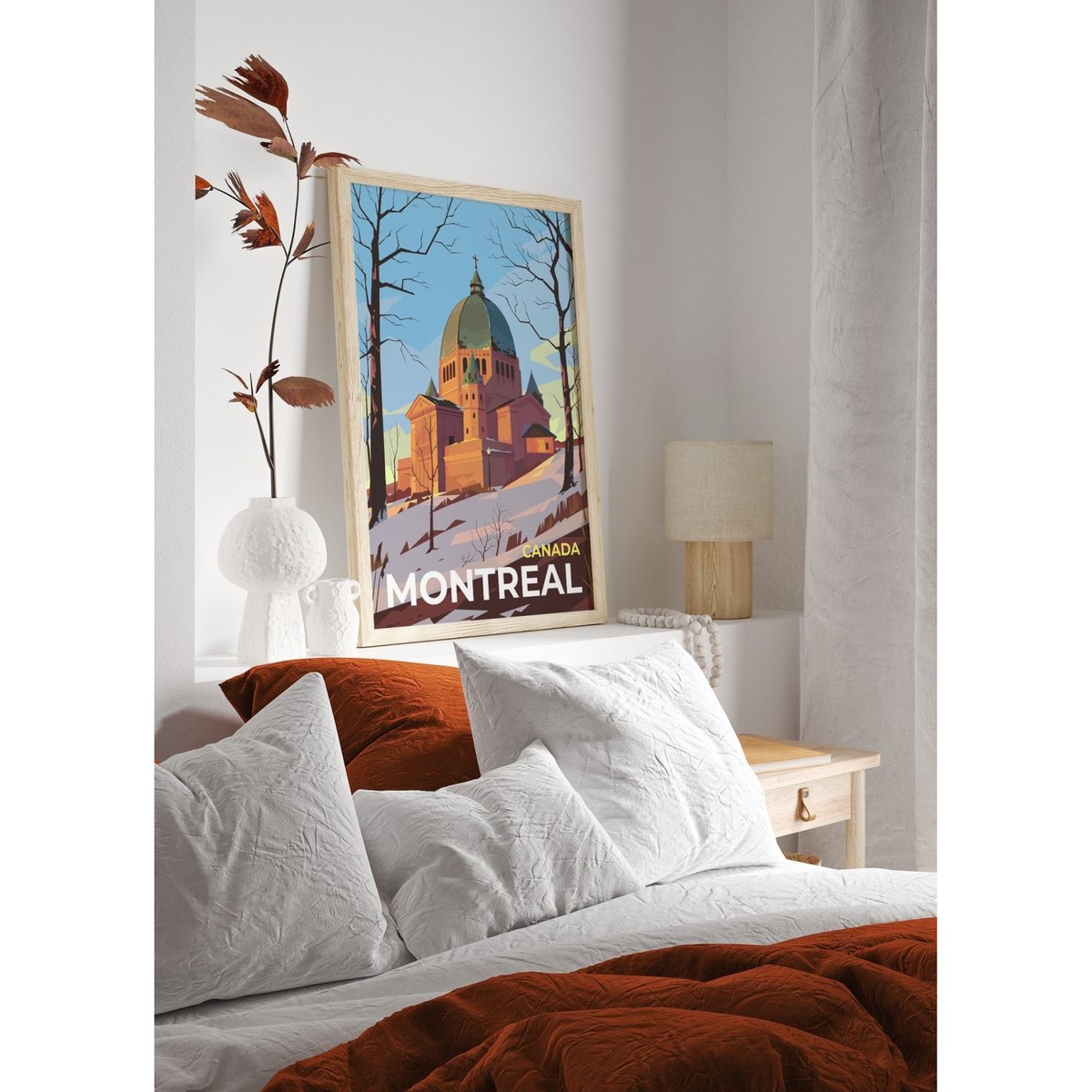 Affiche ville Montréal 2 blanc, L'AFFICHERIE