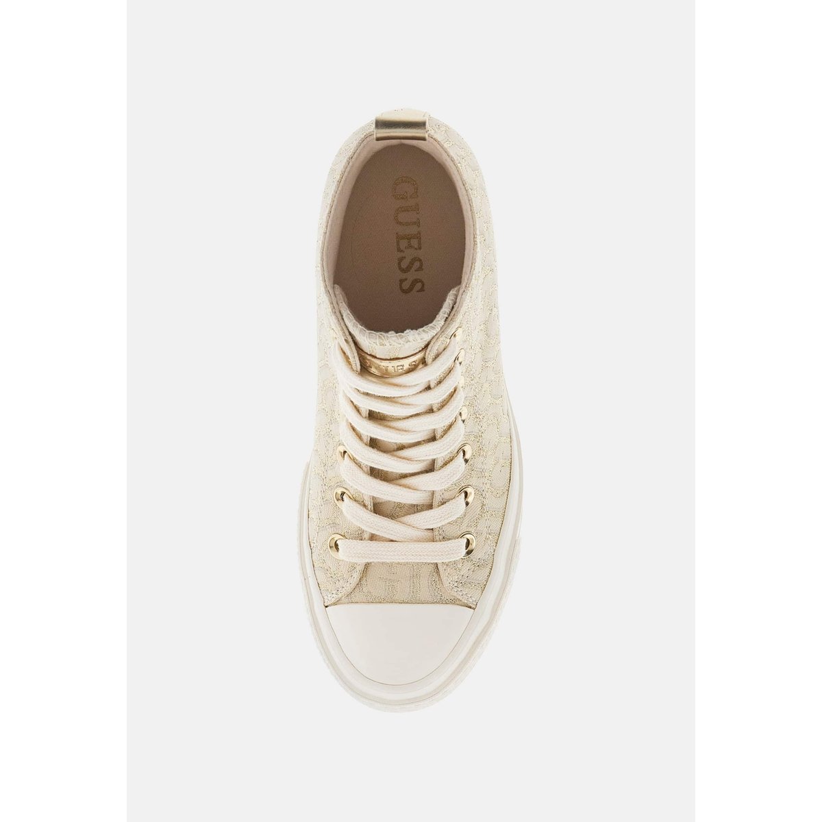Baskets Avec Logo Sundae or, GUESS