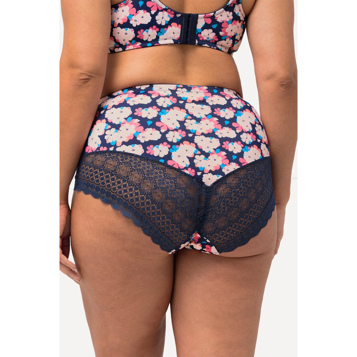 Culotte midi en microfibre bleu nuit, ULLA POPKEN