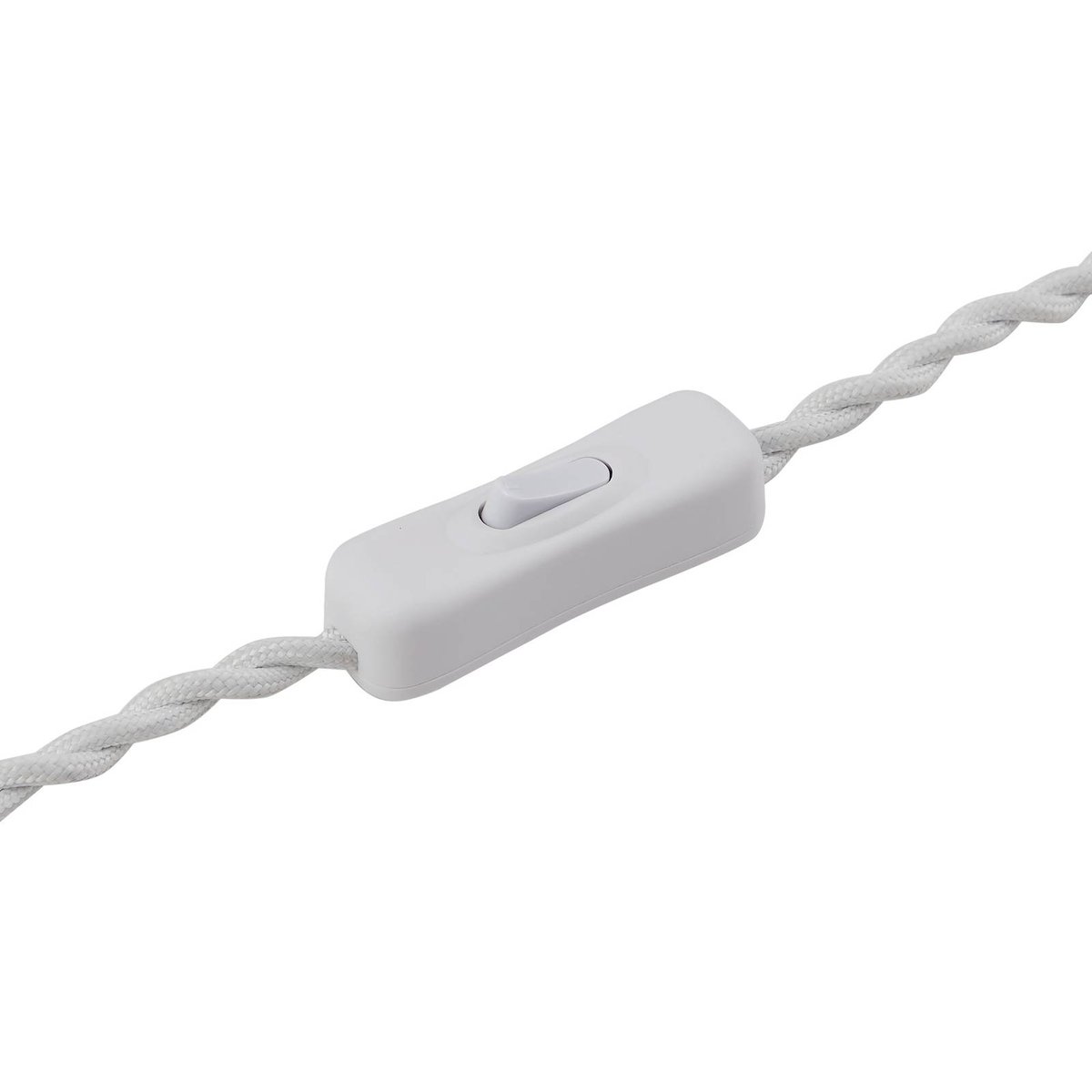Lampe à poser en plâtre moderne, Nielson blanc, LINDBY