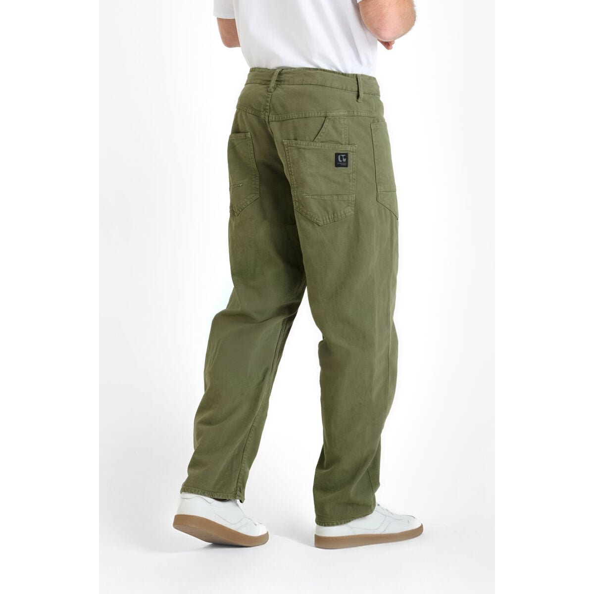 Pantalon loose, large HOBO pesto, LE TEMPS DES CERISES