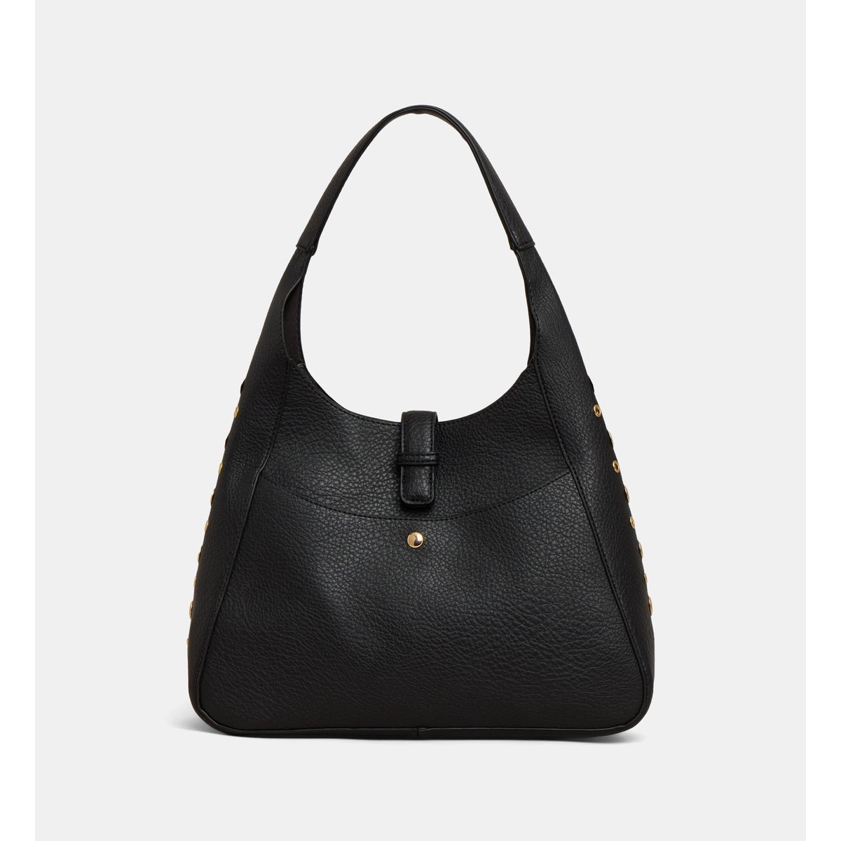 Sac à main gladys eyelets texturé noir, GALERIES LAFAYETTE