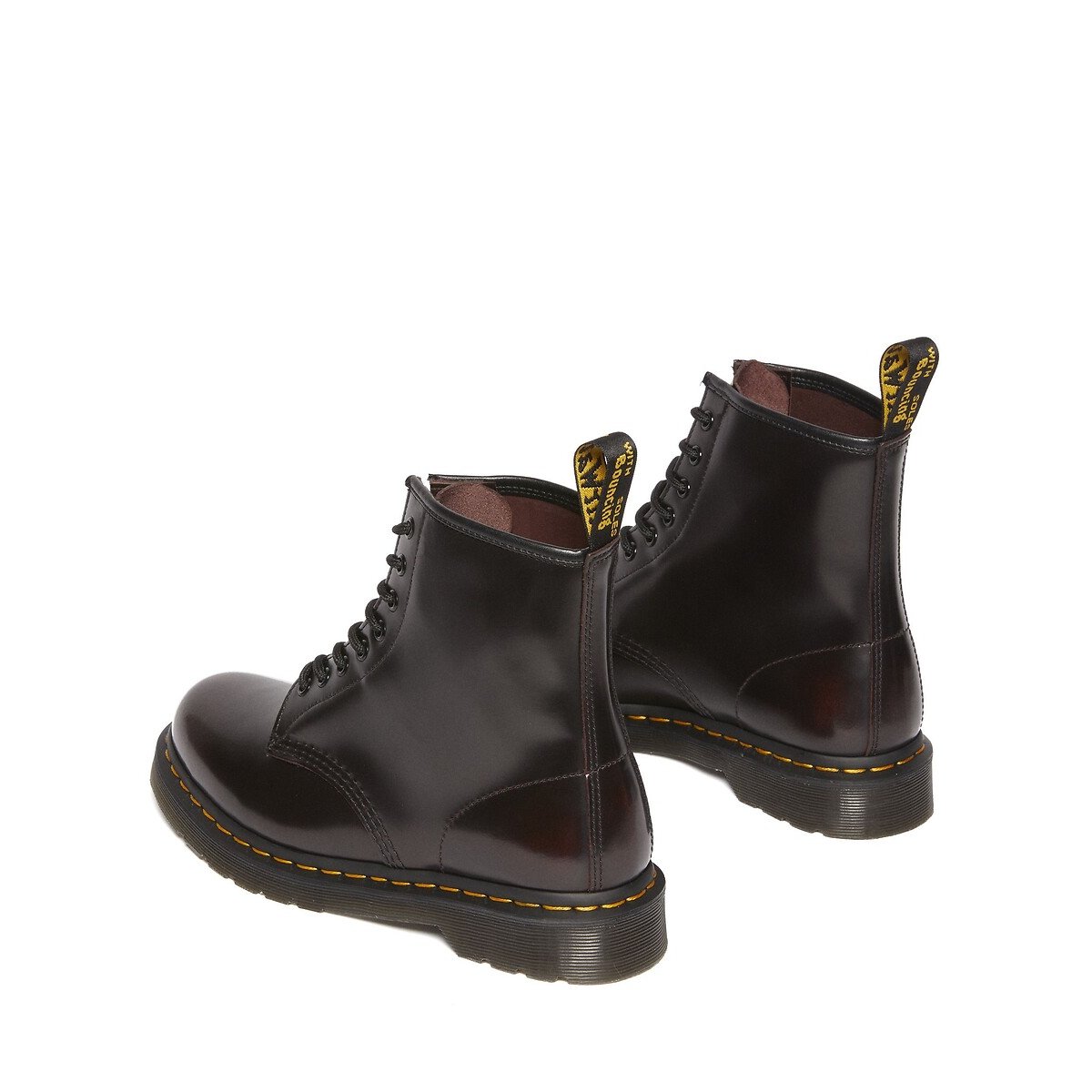 Boots 1460 en cuir Arcadia rouge foncé, DR. MARTENS