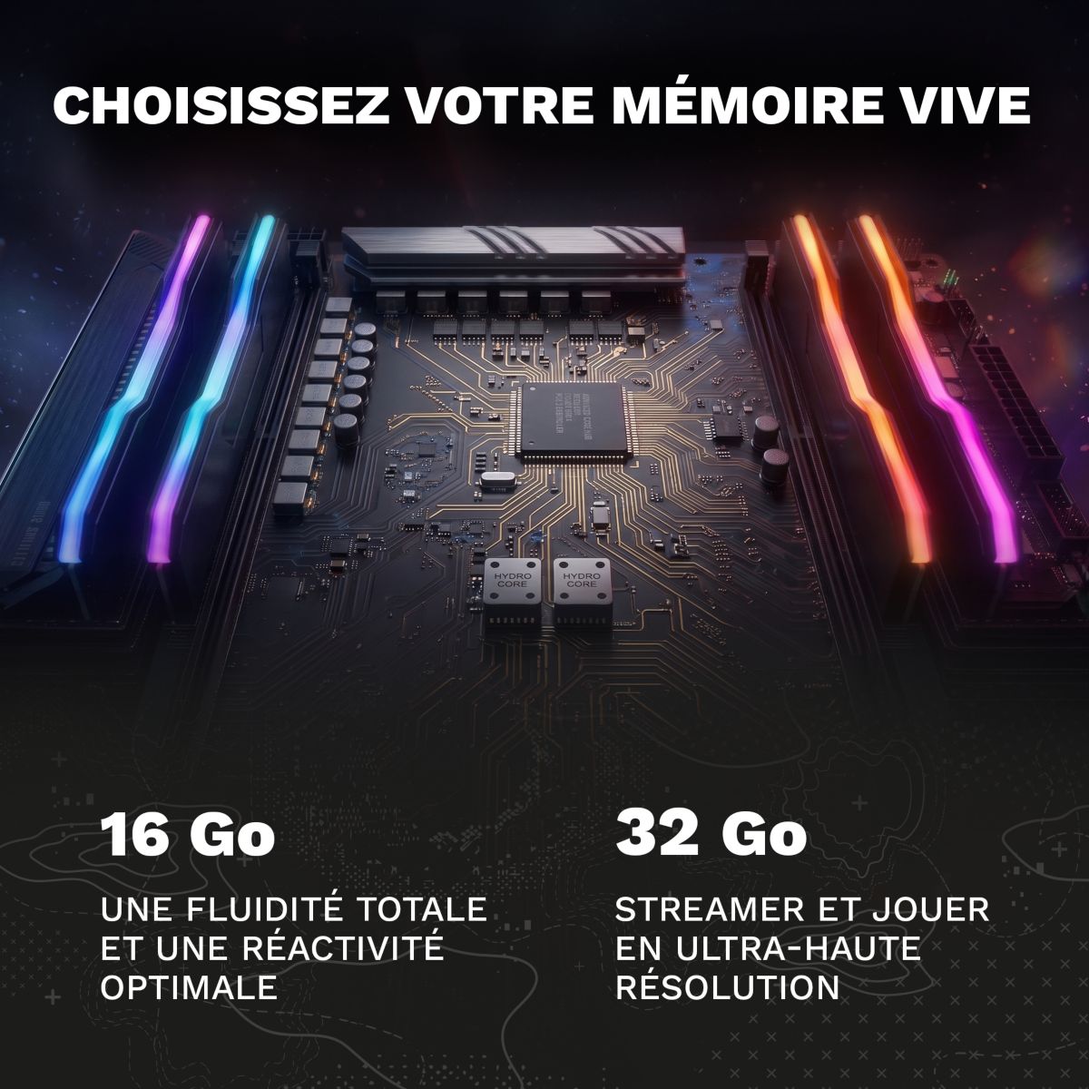 PC Gamer SK03 - AMD Ryzen 7 5700X - NVIDIA GeForce RTX 5070 - 32 Go RAM DDR4 - SSD 512 Go couleur unique, SKILLKORP