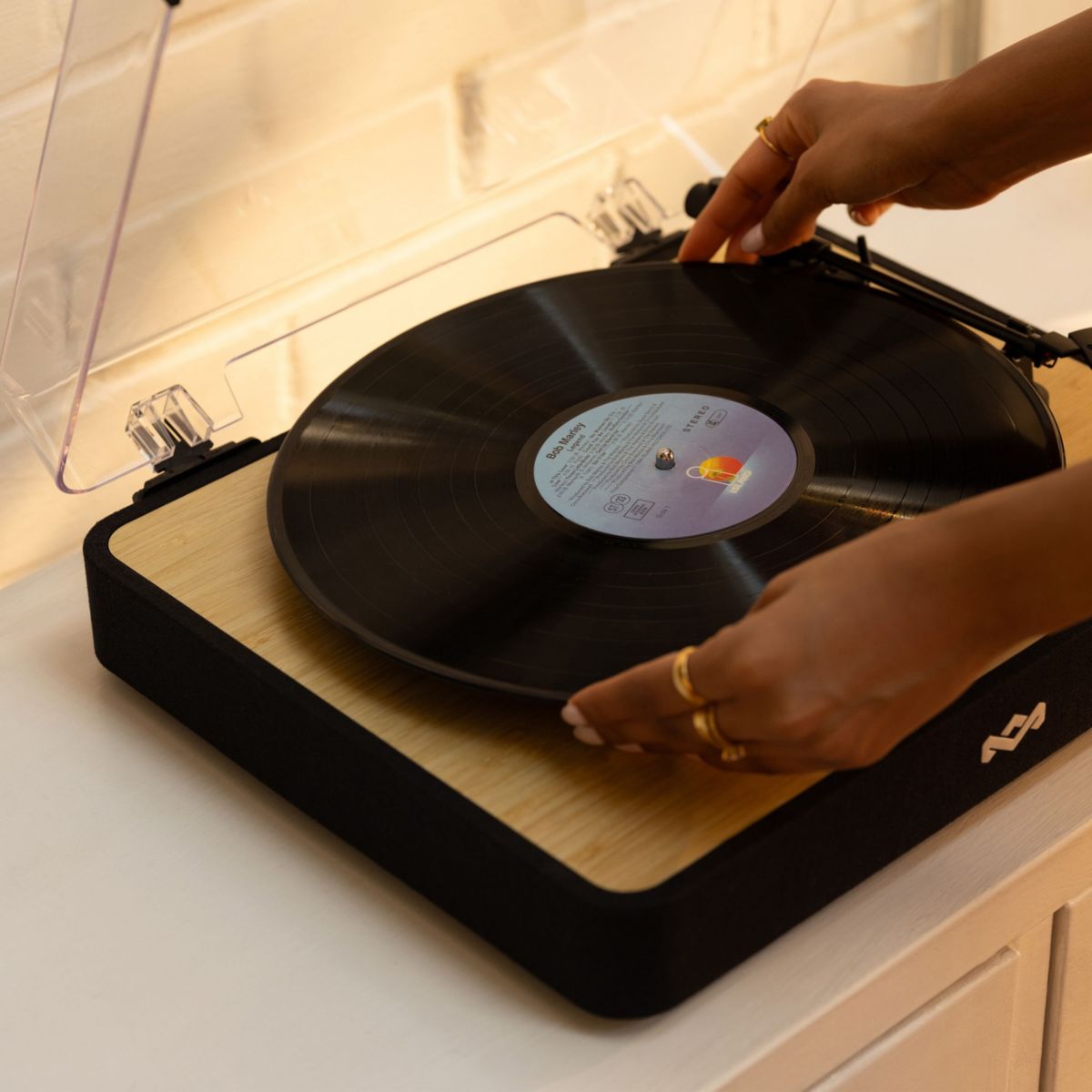 Platine vinyle Revolution bois, MARLEY