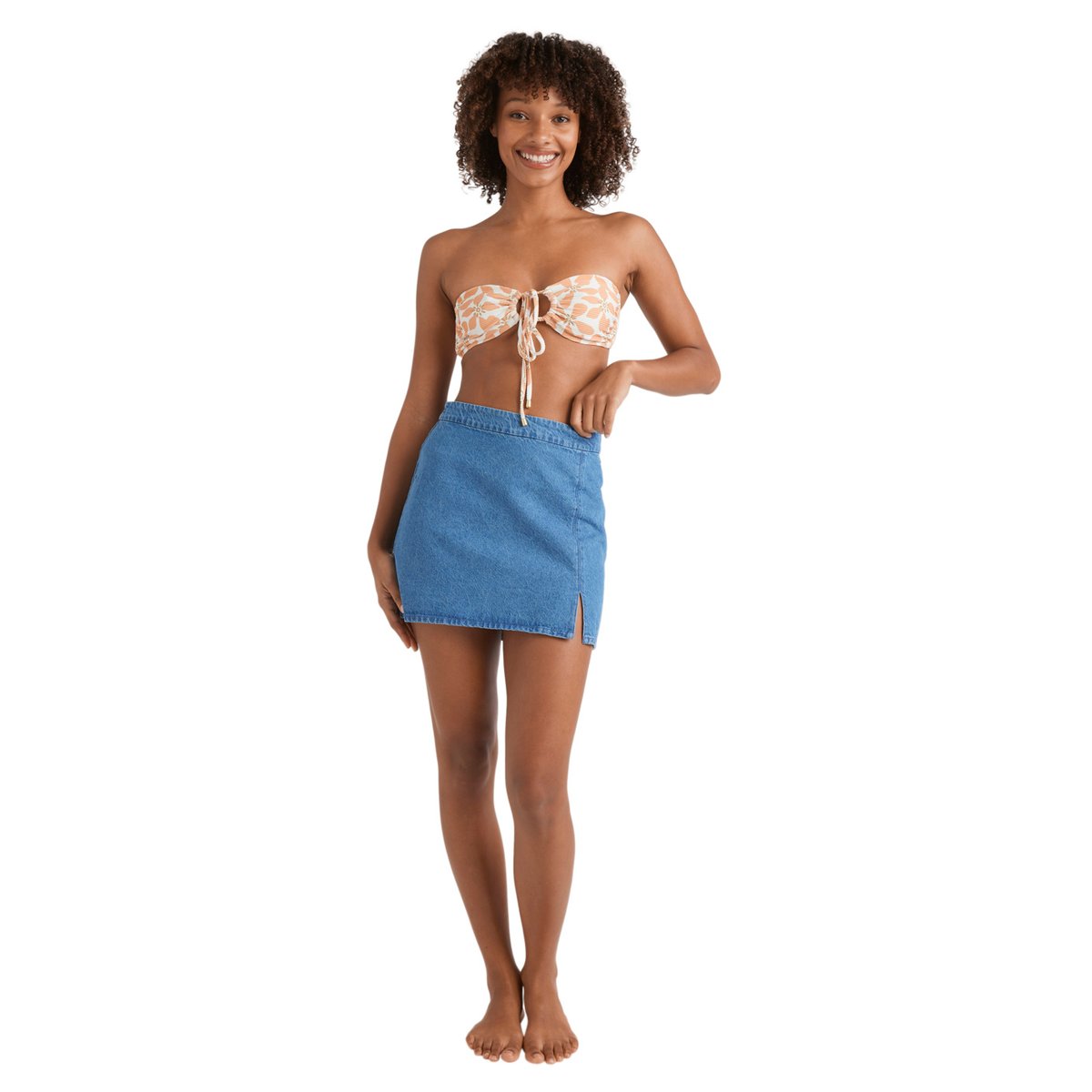 Jupe en jean WAVE WASHED bleu salt washed, BILLABONG
