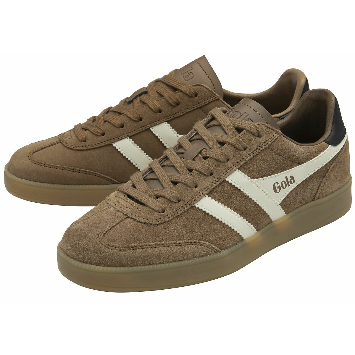 Baskets Viper marron/blanc, GOLA