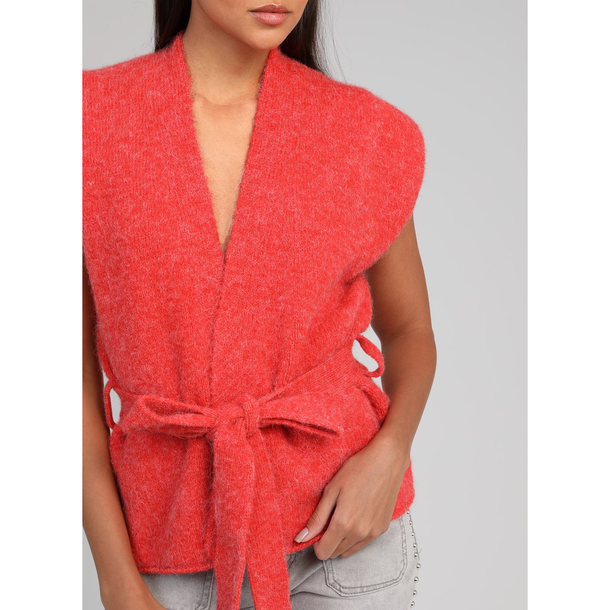 Gilet LOUNINI coquelicot, AN'GE