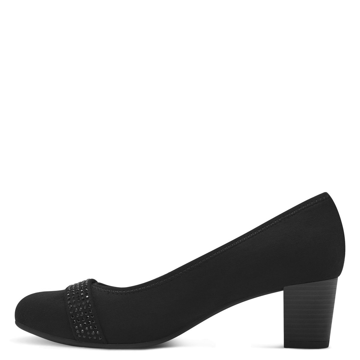 Escarpin talon bloc noir, JANA