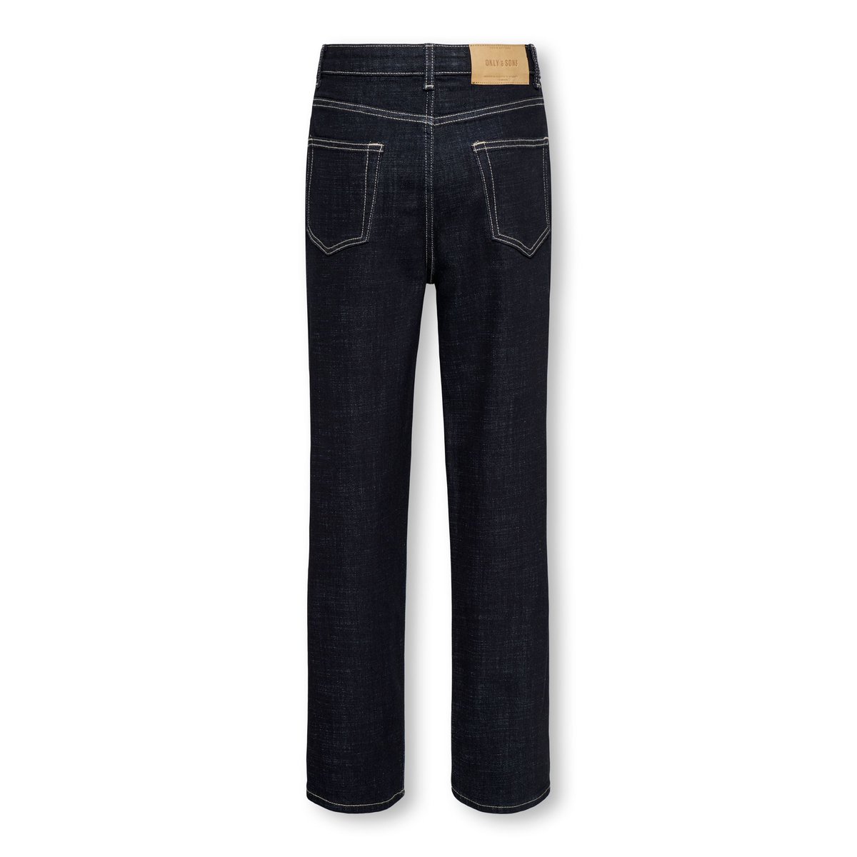Jean À Coupe Ample dark blue denim, ONLY & SONS JUNIOR