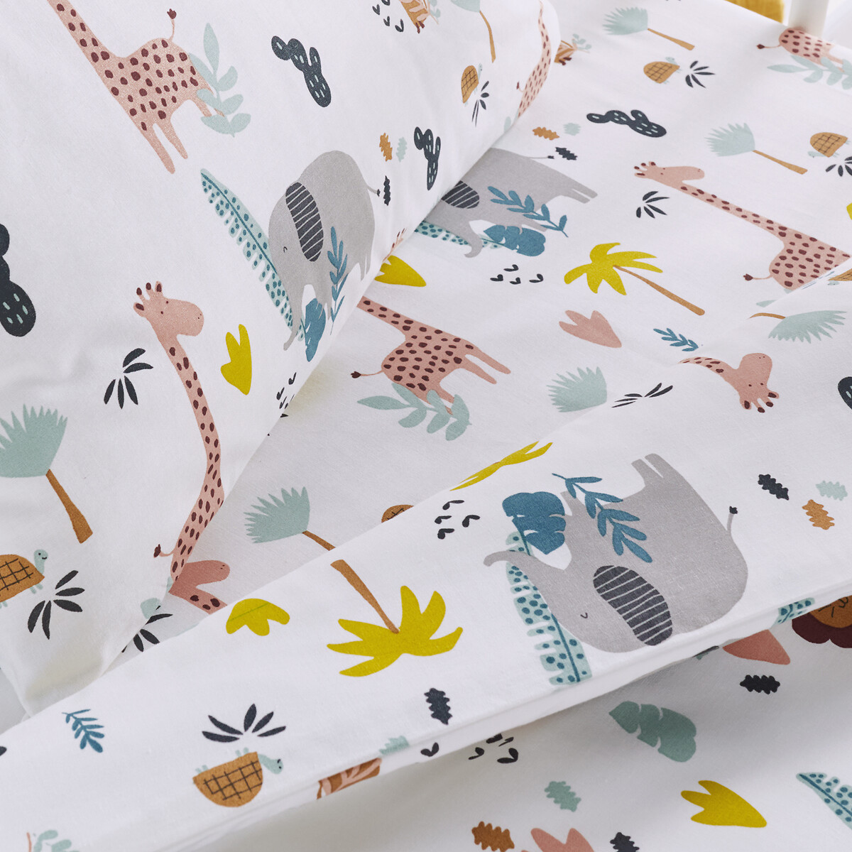 Housse de couette bébé en coton bio, Henri imprimé, LA REDOUTE INTERIEURS