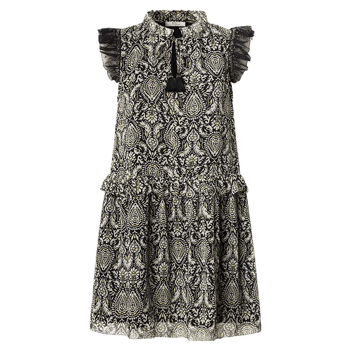 Robe Courte À Imprimé Paisley noir, PEPE JEANS