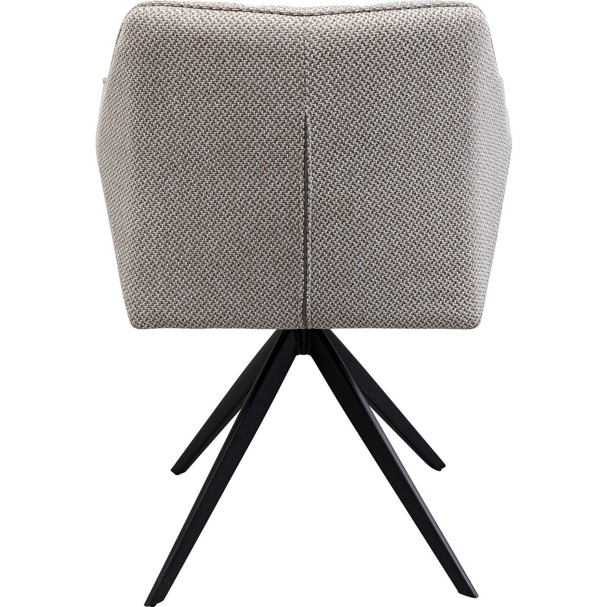 Chaise avec accoudoirs pivotante, THINKTANK gris, KARE DESIGN