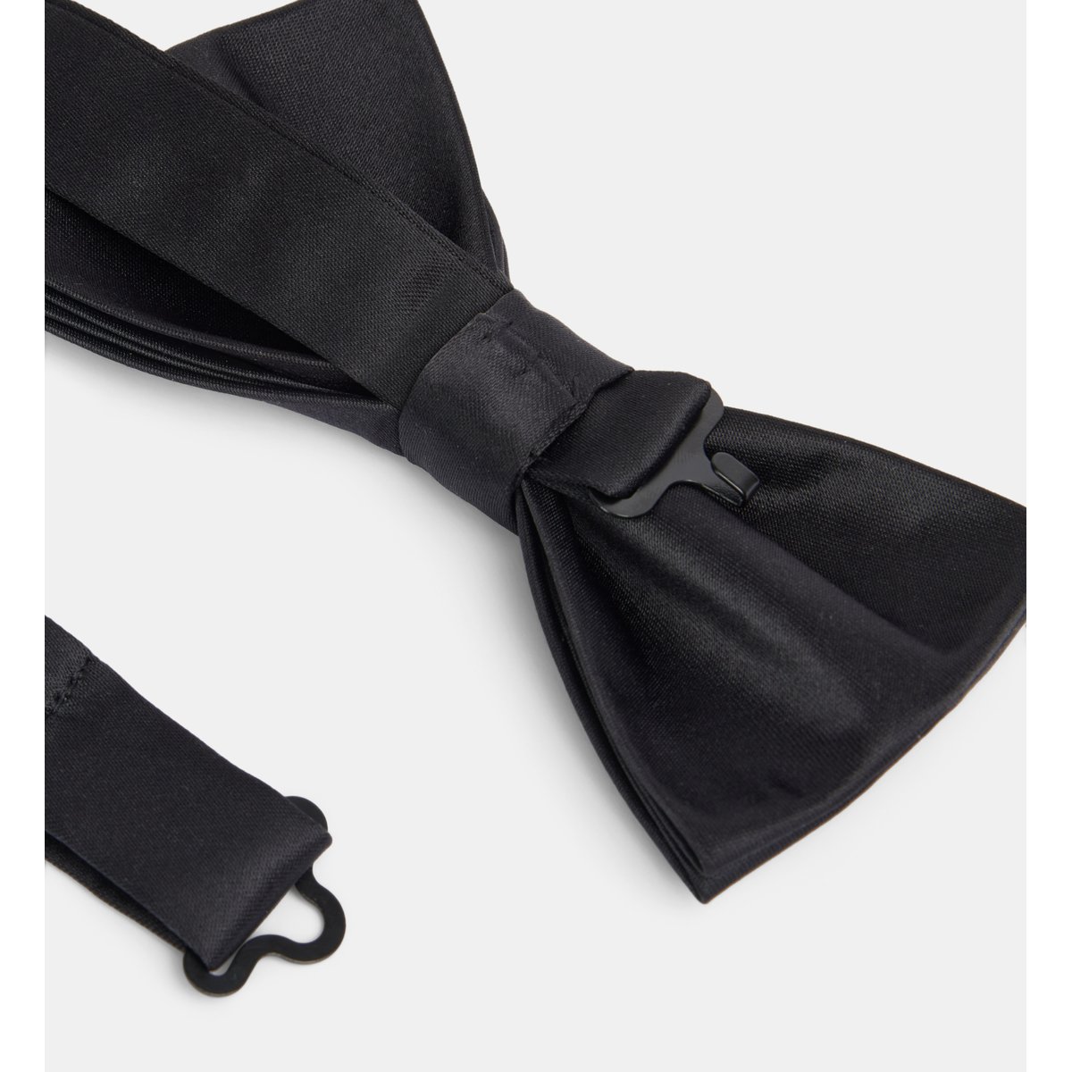 Nœud papillon satipoly uni satiné noir, GALERIES LAFAYETTE