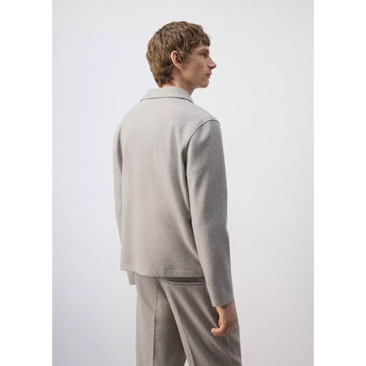 Sweat regular fit avec poche gris clair/pastel, MANGO MAN