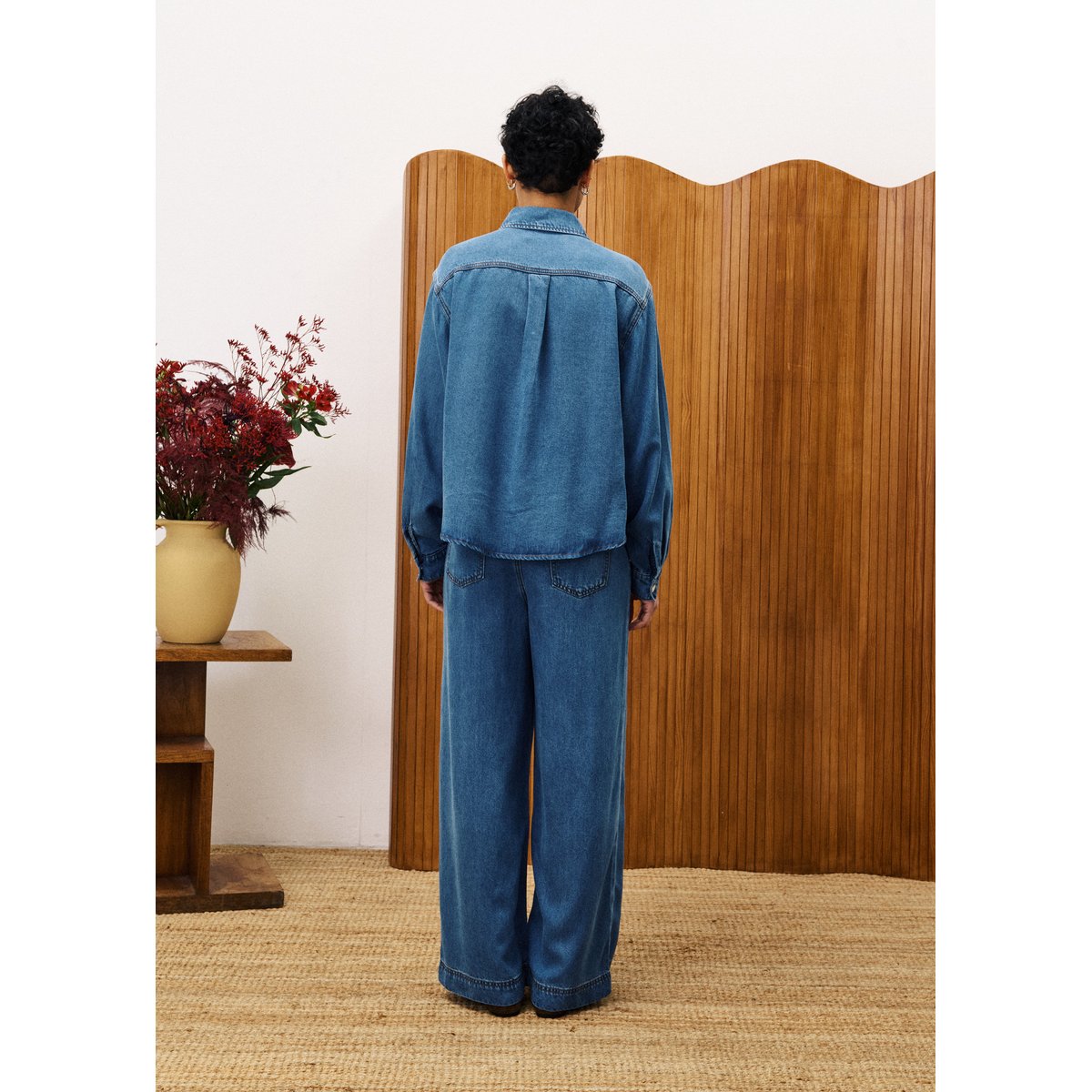 Pantalon BALSAMINE bleu jean, FRNCH
