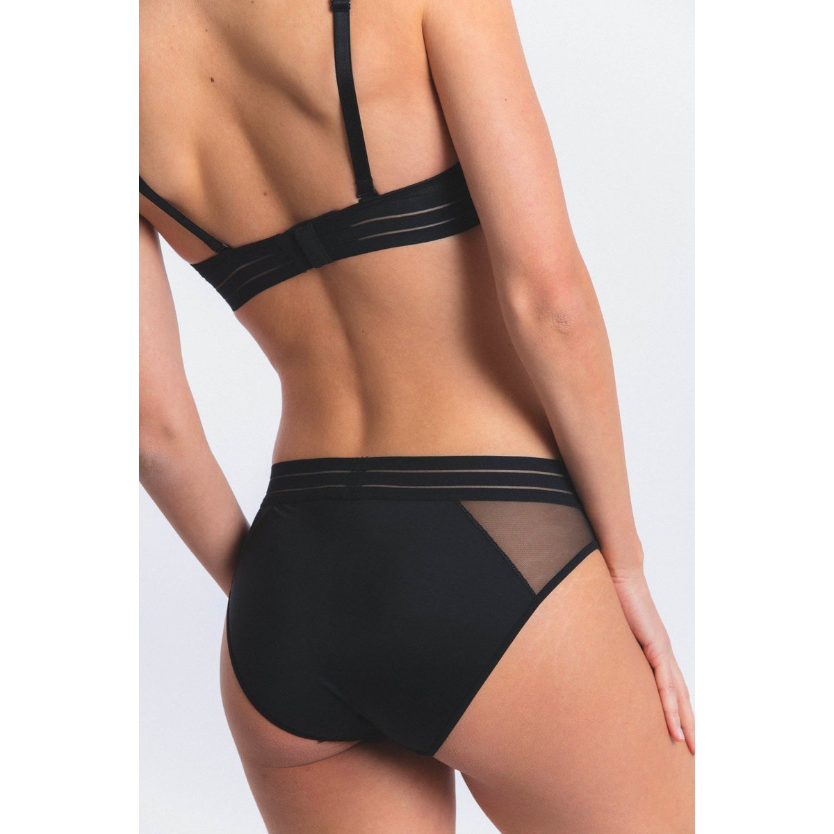 Petite culotte NUFIT noir, MAISON LEJABY
