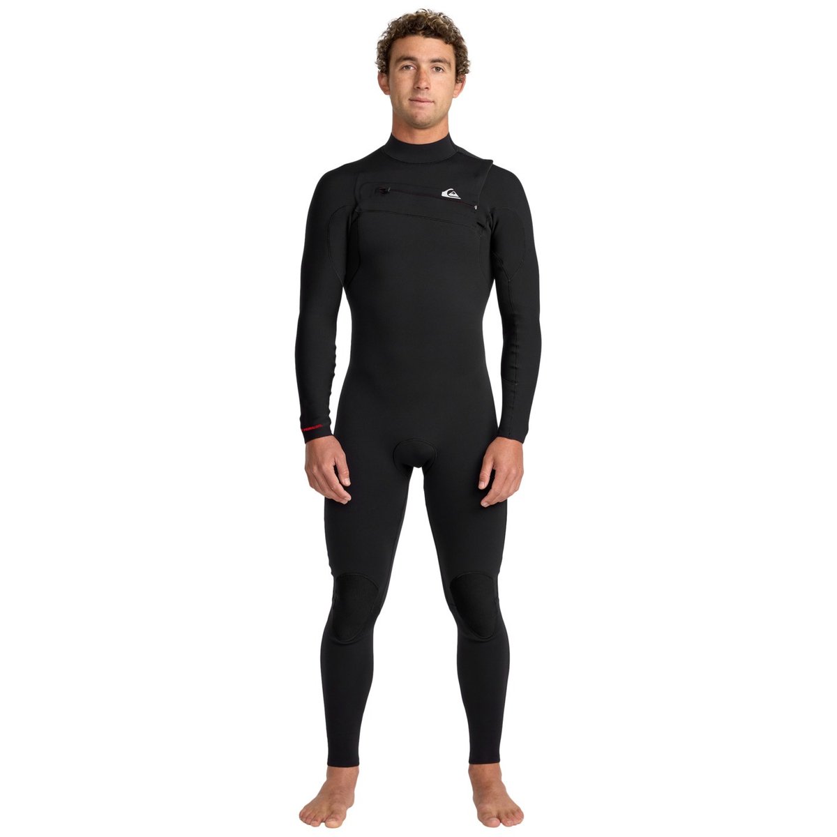 Combinaison de surf zip poitrine 3/2MM HIGHLINE 3/2 noir black, QUIKSILVER