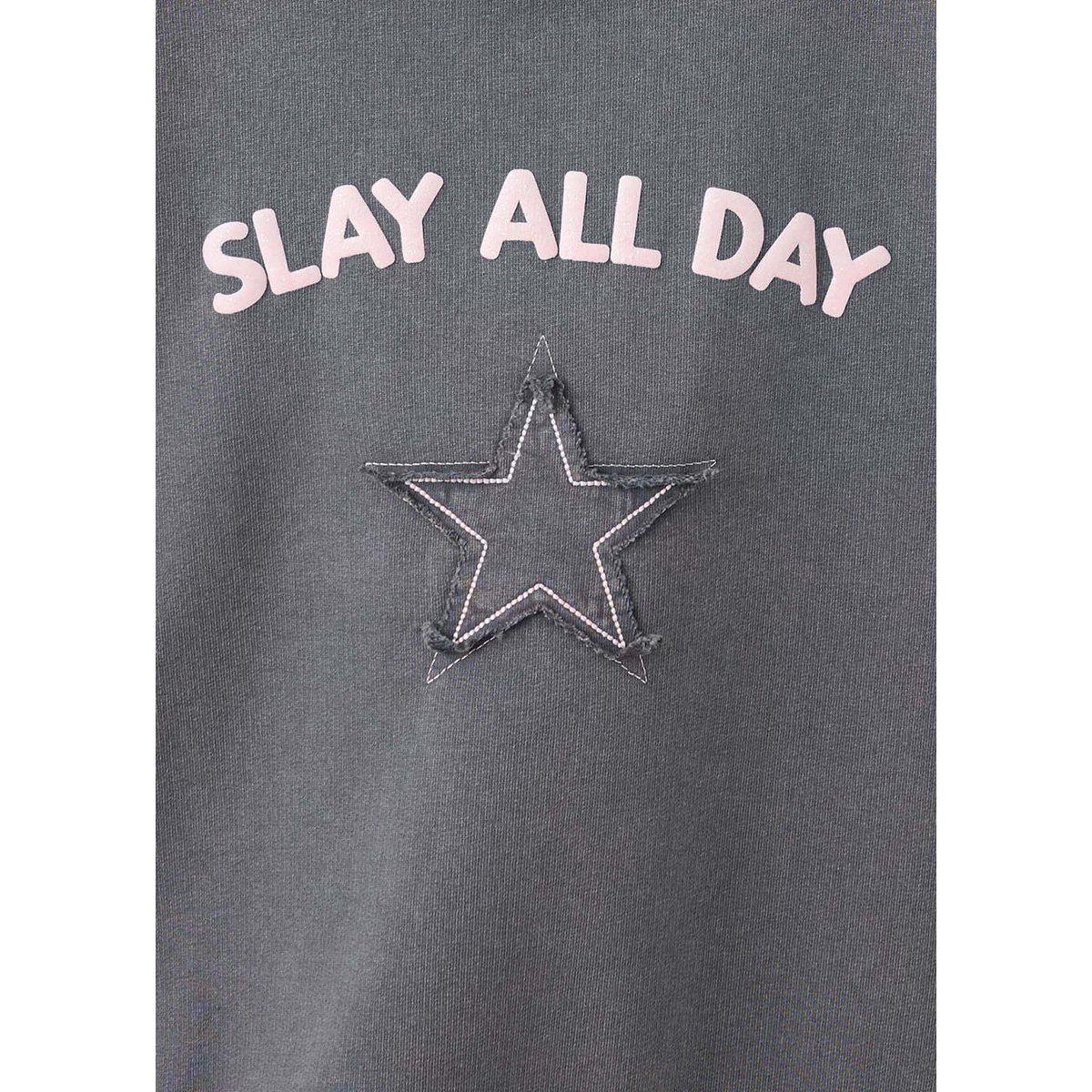 Sweat-shirt coton imprimé gris anthracite, MANGO KIDS