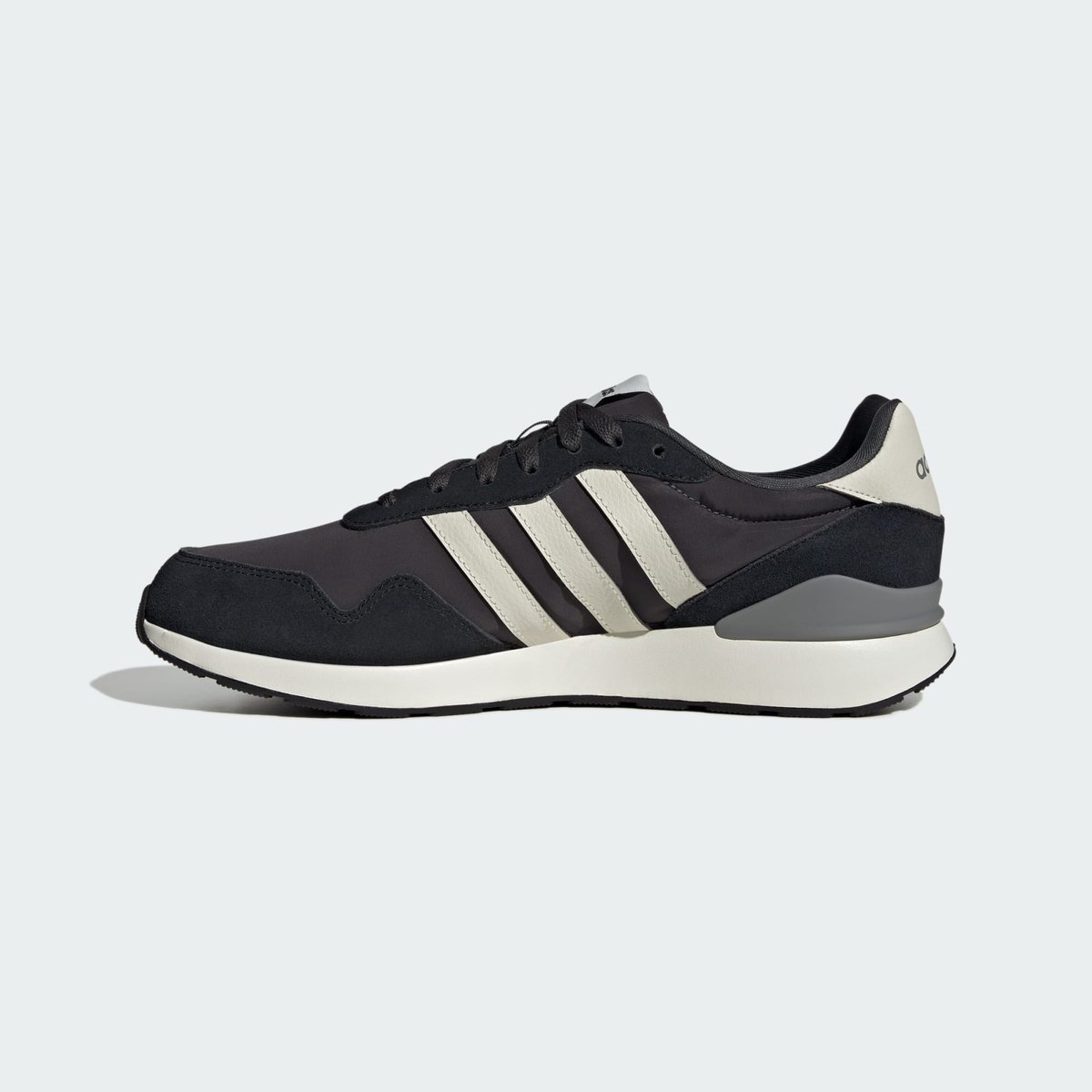 Baskets en cuir RUN 60s 4.0 carbon / orbit grey / core black, ADIDAS SPORTSWEAR