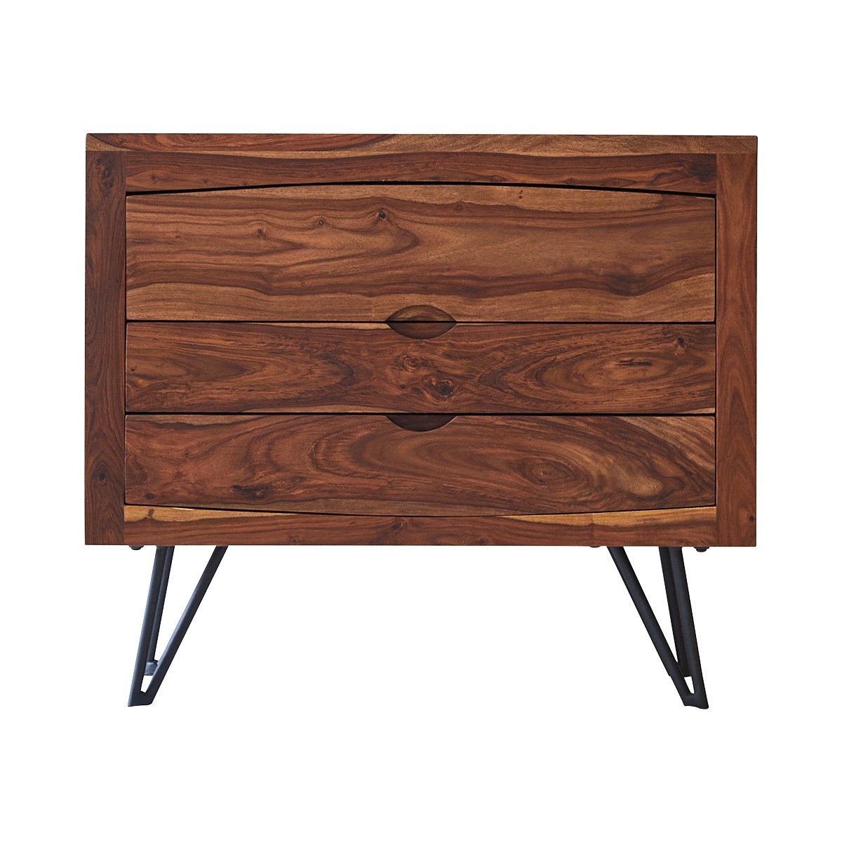 Commode en Palissandre massif, BONNIE marron, TIKAMOON